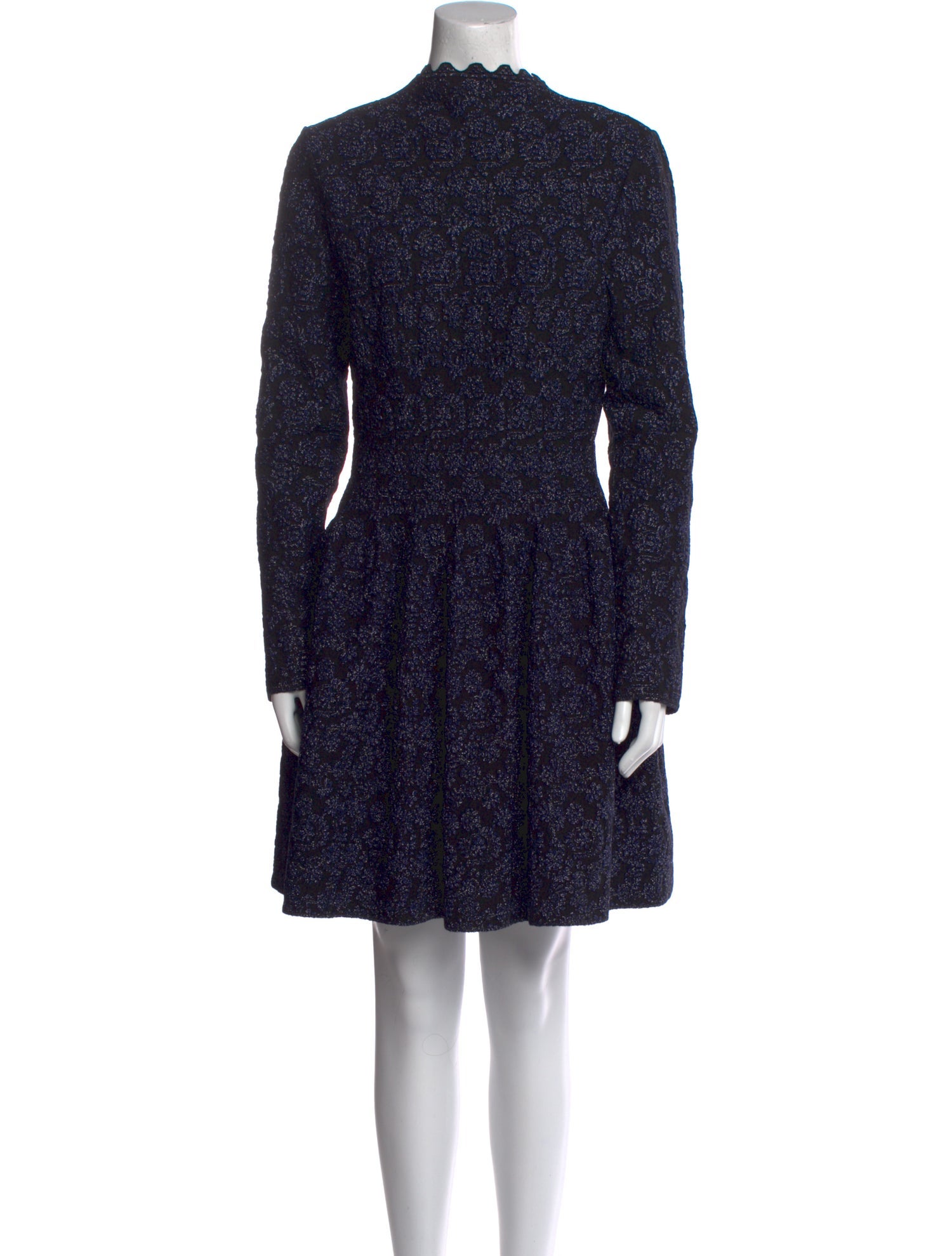 Alaïa Floral Print Knee-Length Dress