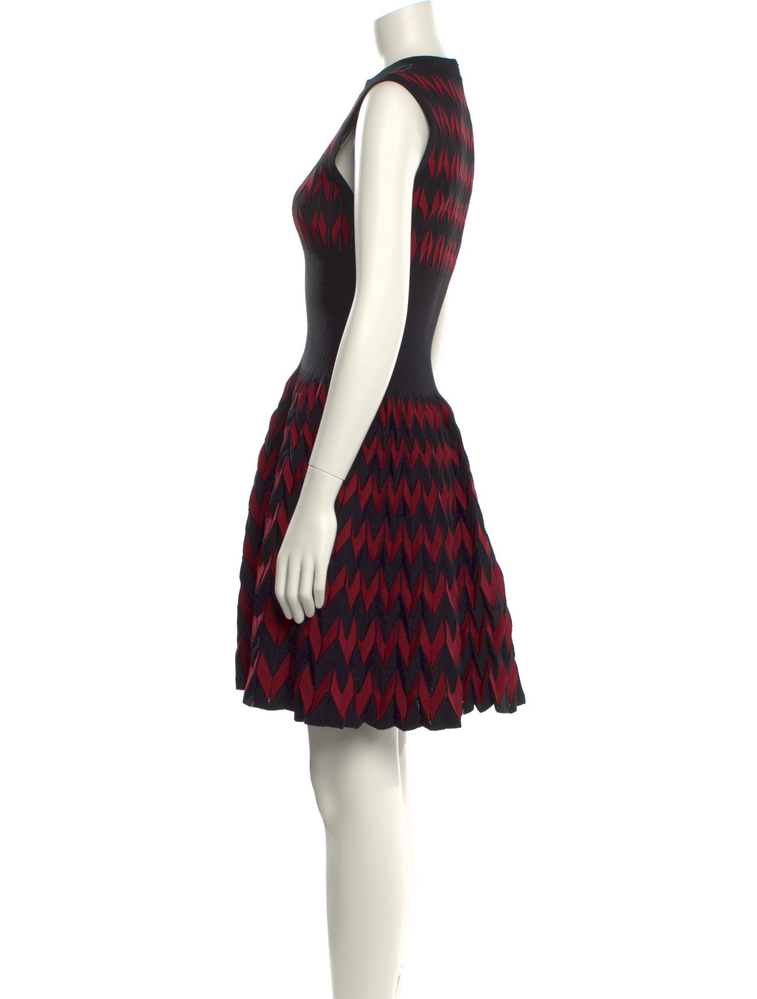 Alaïa Printed Knee-Length Dress
