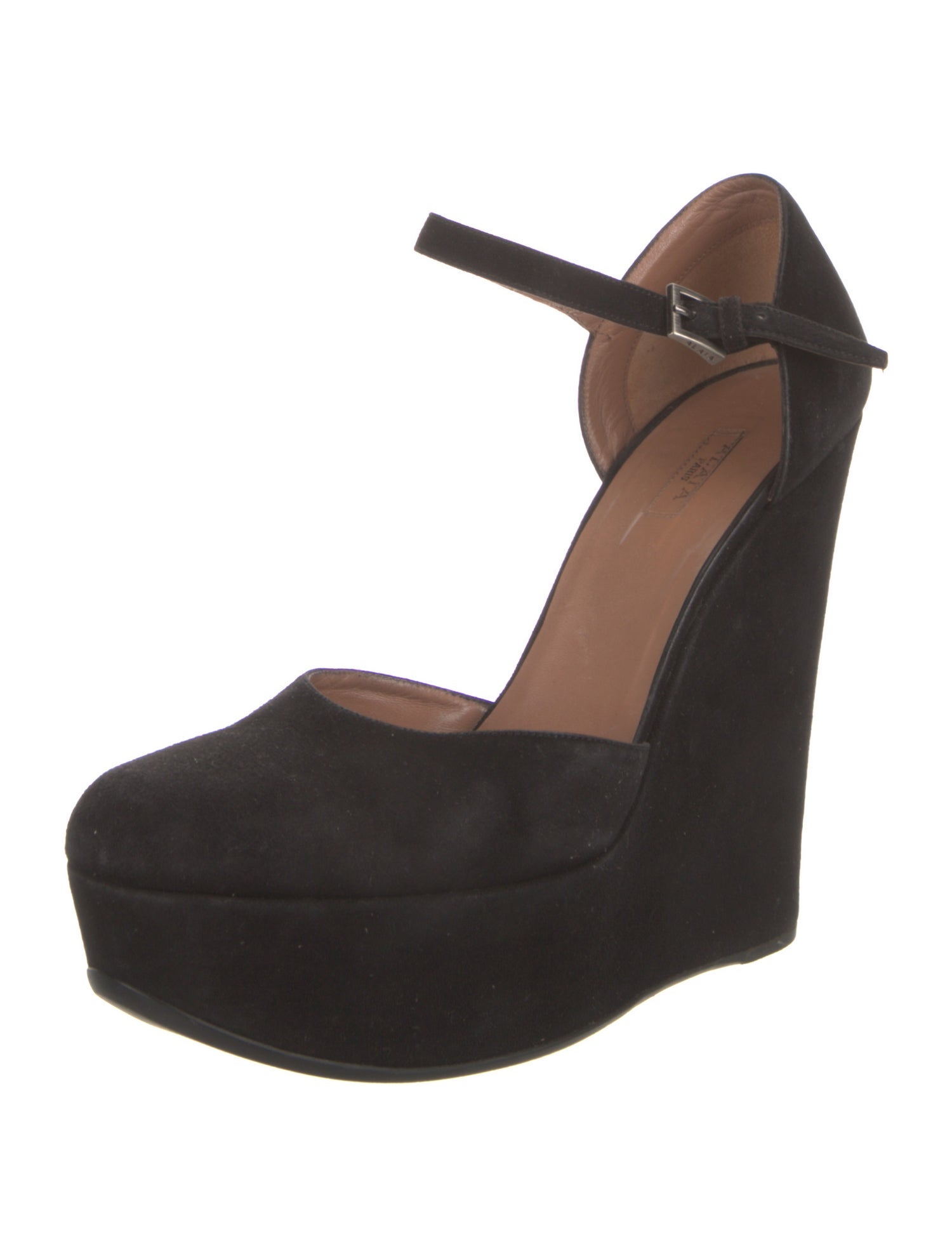 Alaïa Suede D'Orsay Pumps