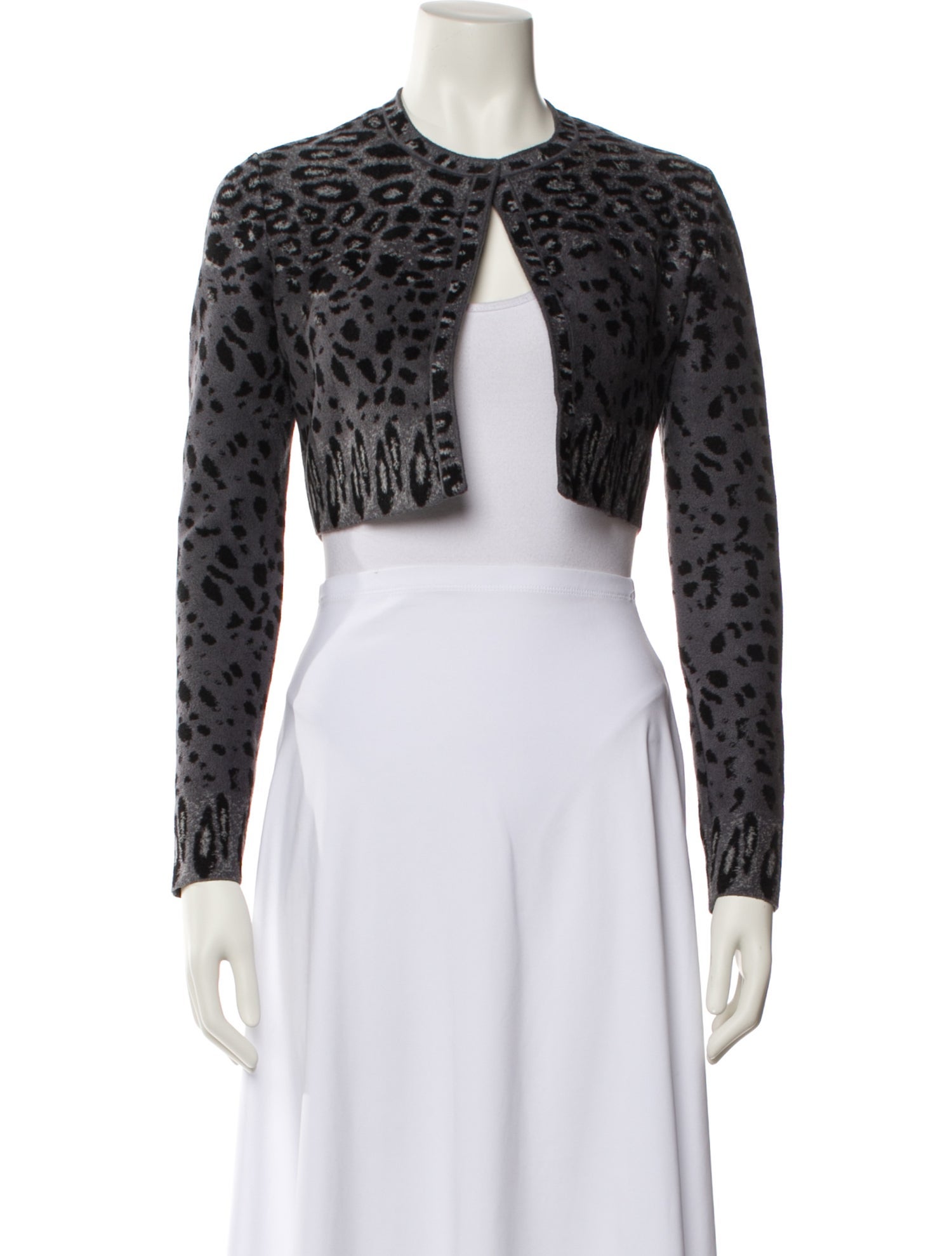Alaïa Animal Print Bolero