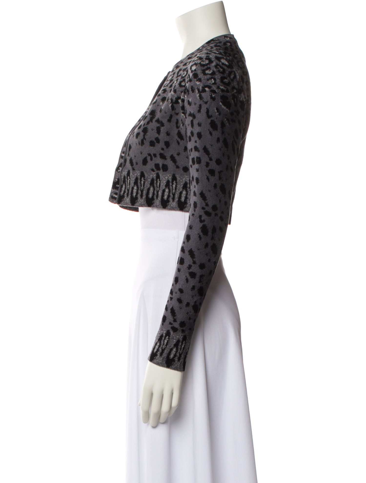 Alaïa Animal Print Bolero