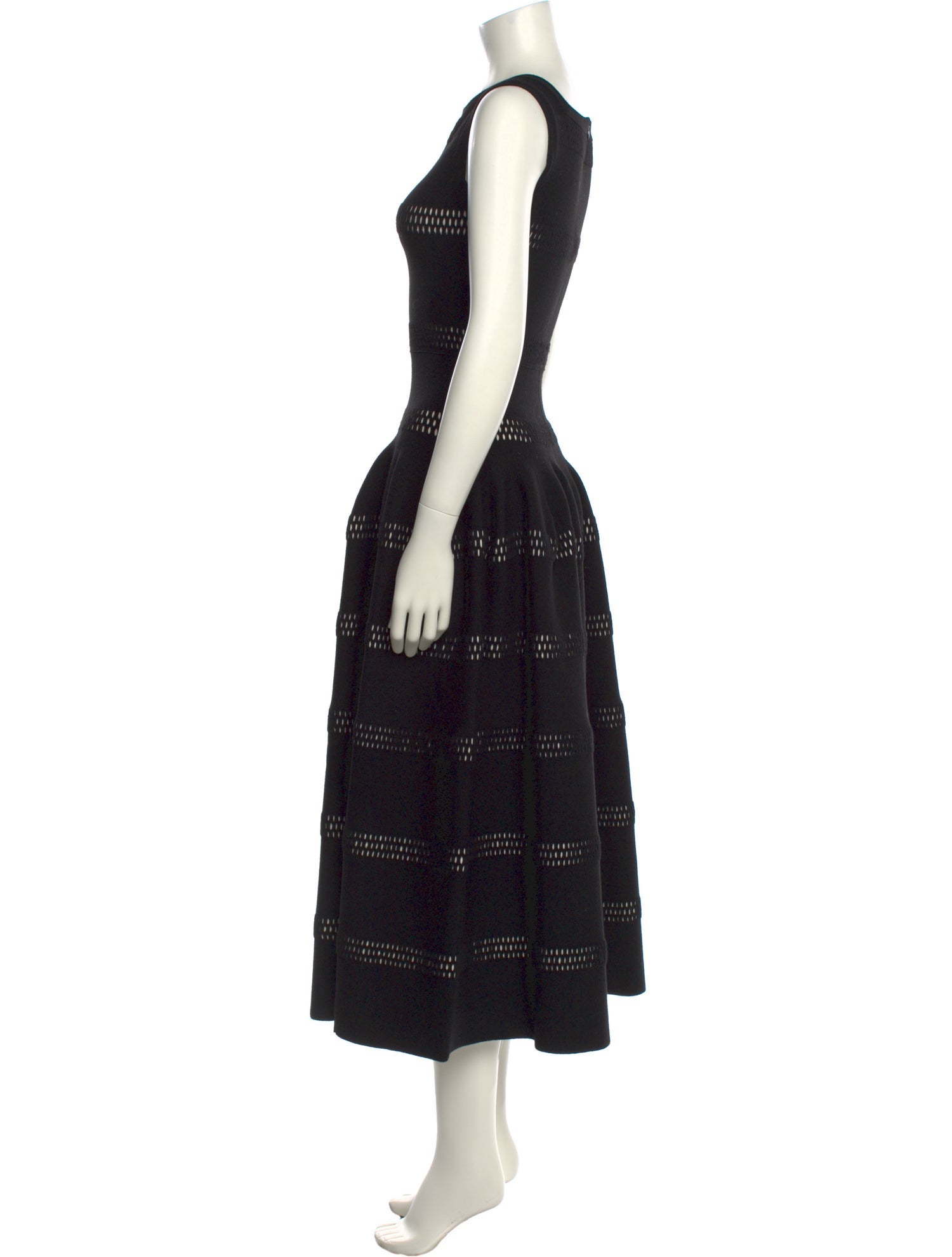 Alaïa Wool Midi Length Dress