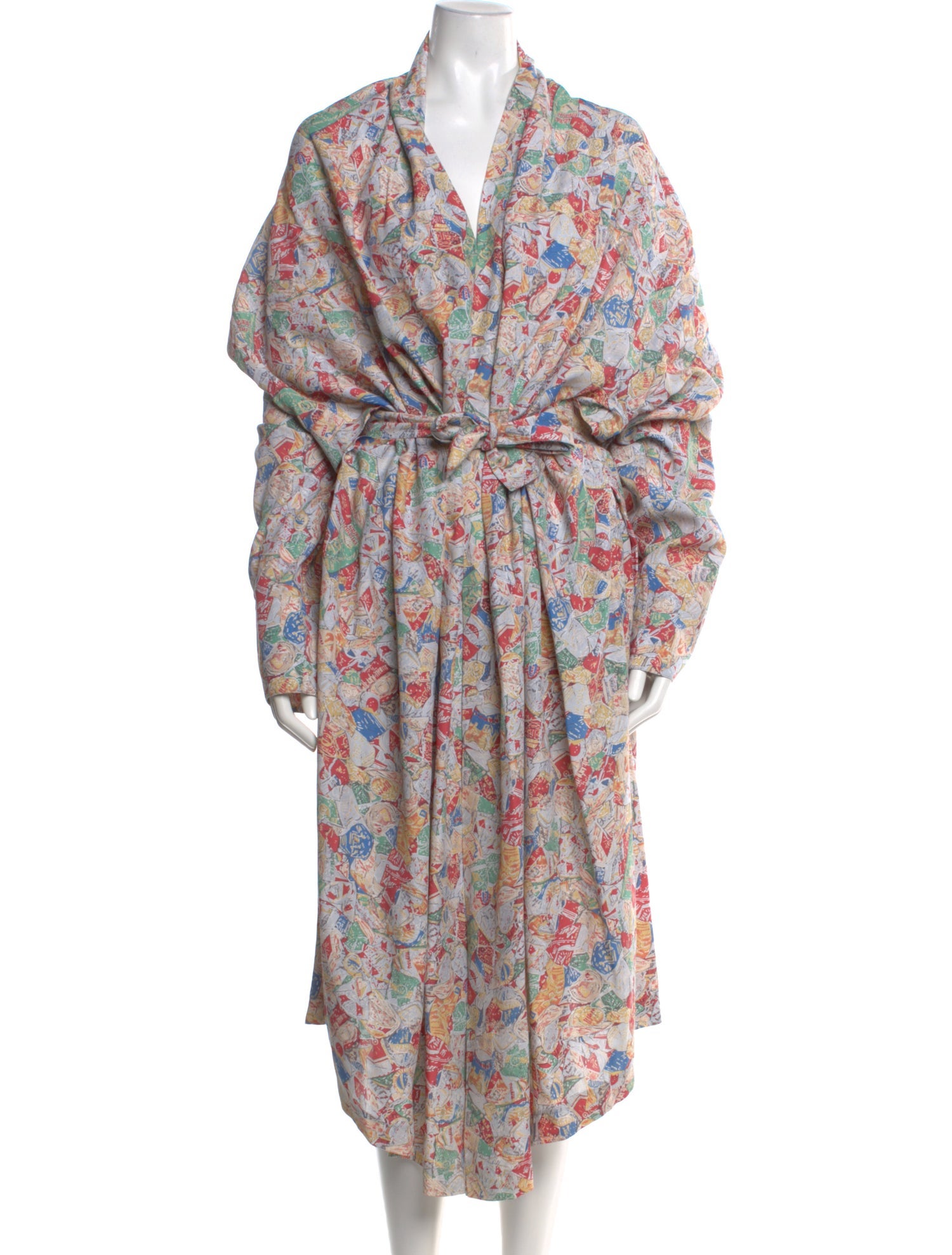 Alaïa x César Vintage 1985 'Impression Compression' Midi Length Dress