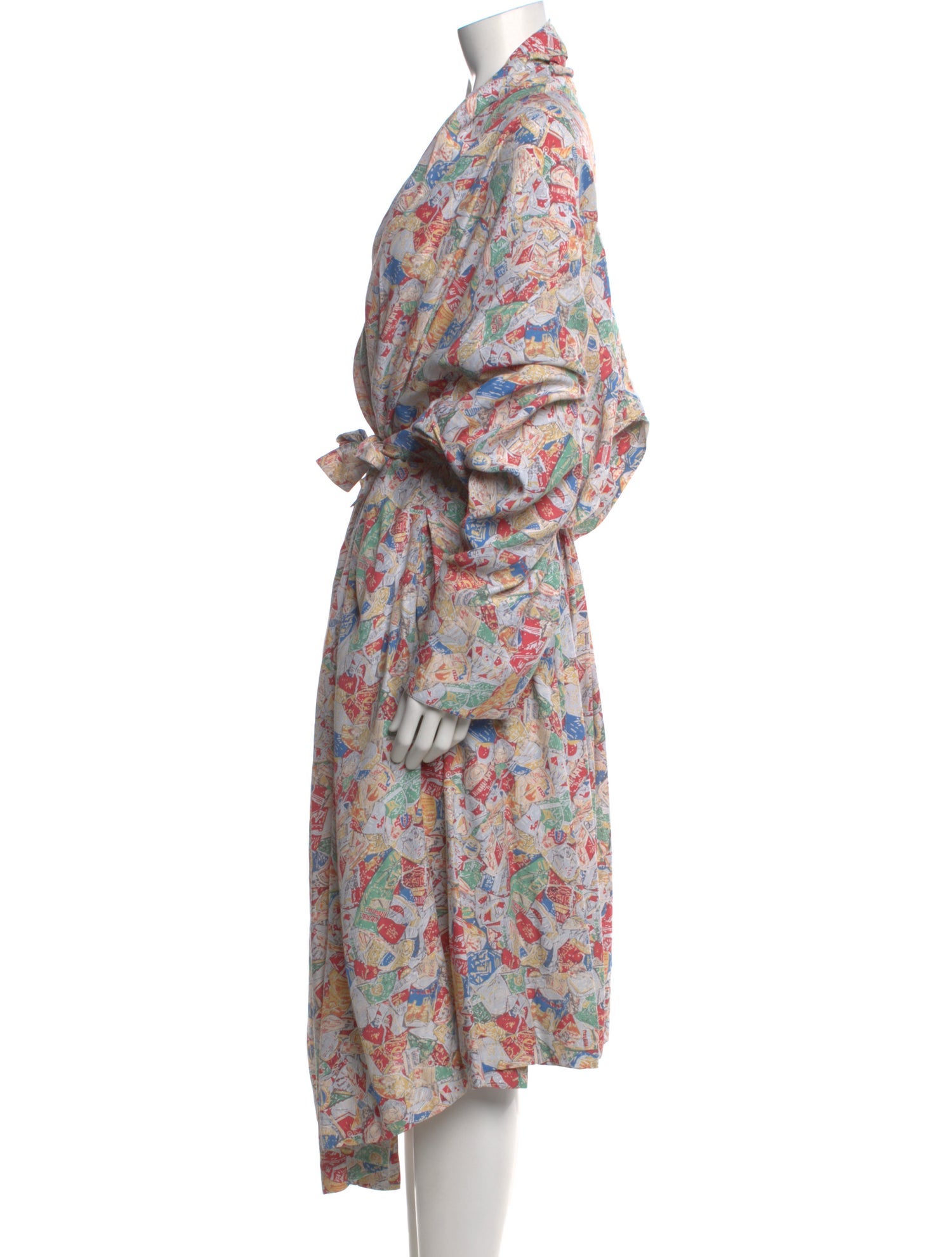 Alaïa x César Vintage 1985 'Impression Compression' Midi Length Dress