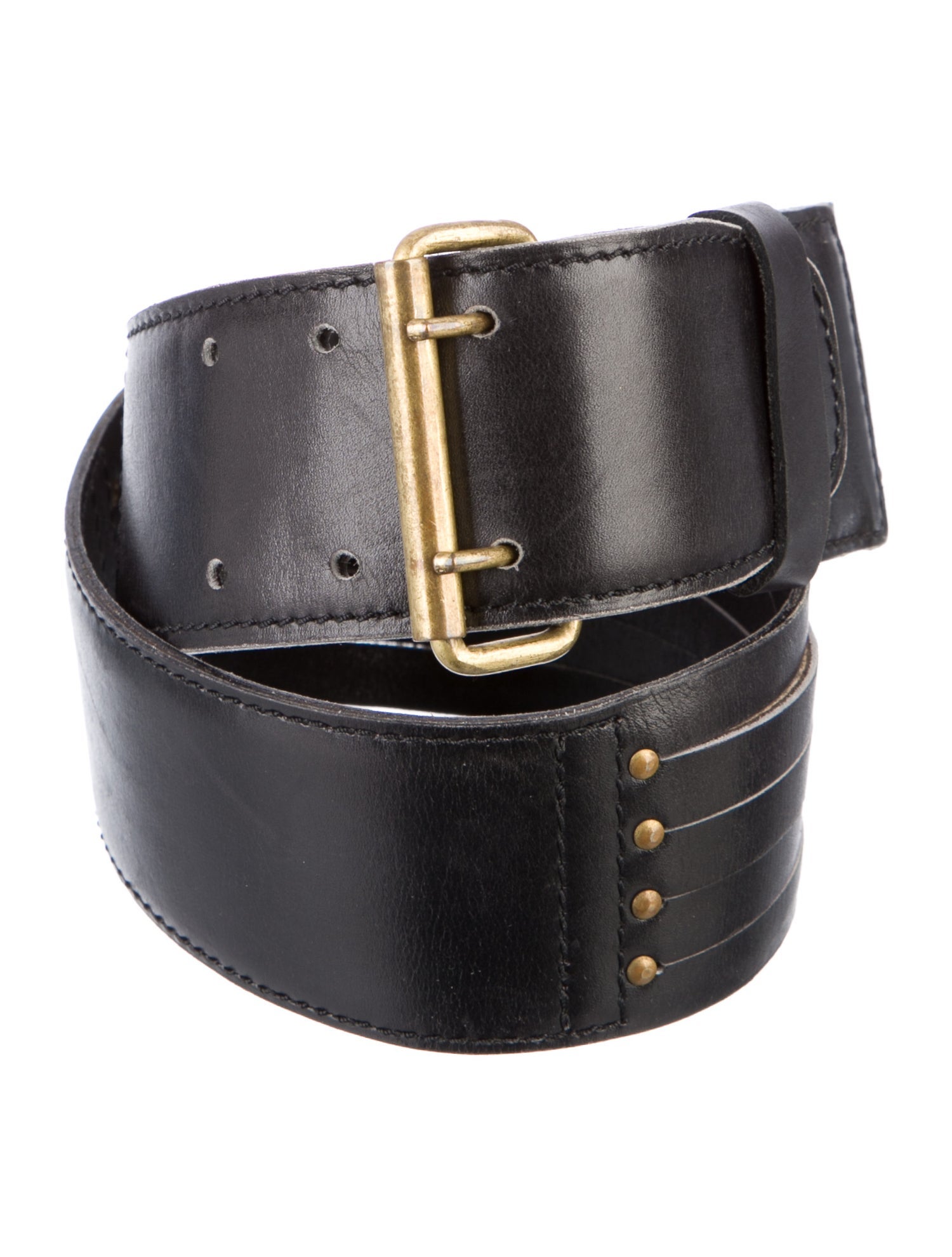 Alaïa Wide Leather Waist Belt