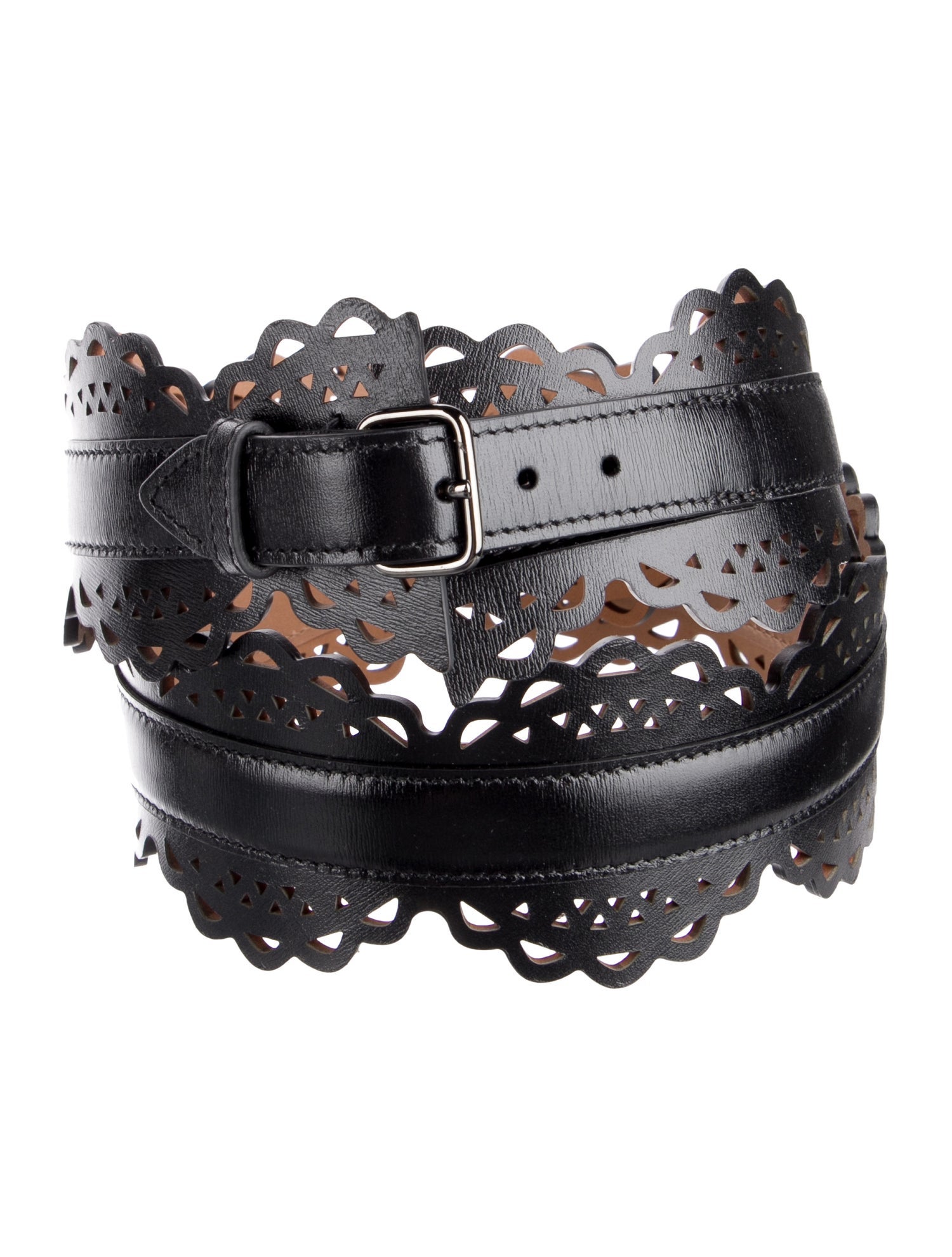 Alaïa Wide Leather Belt