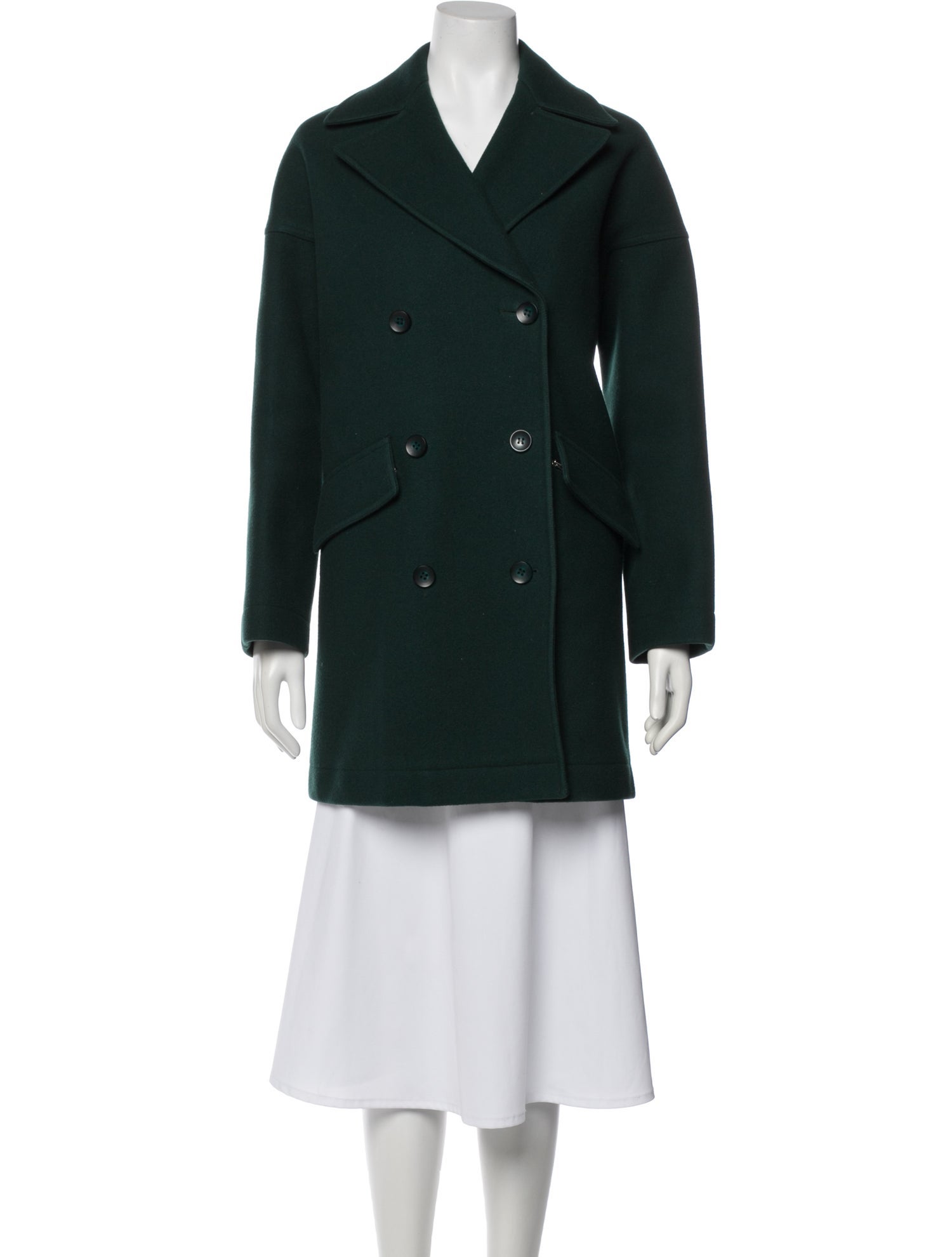 Alaïa Wool Peacoat