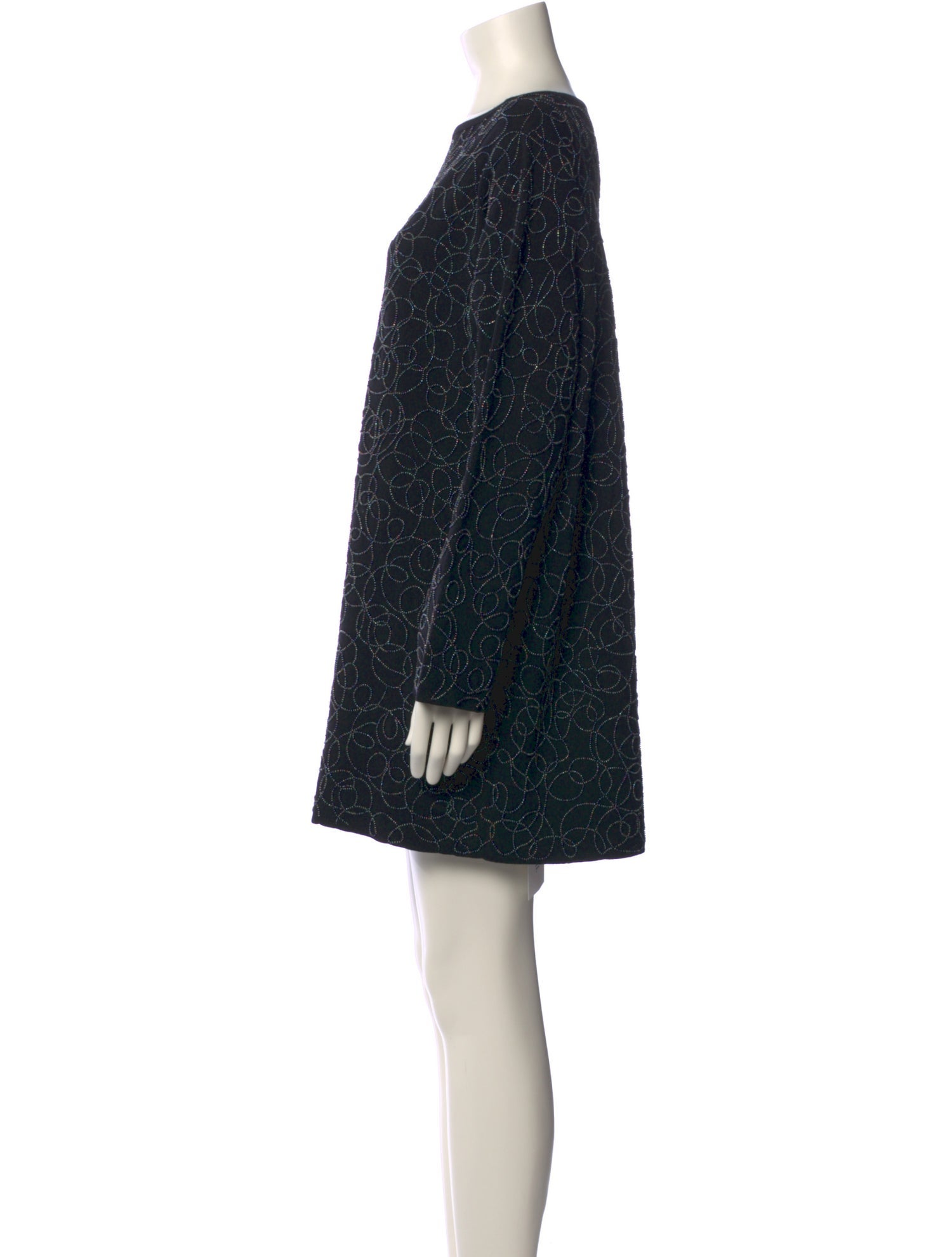 Alaïa Bateau Neckline Mini Dress