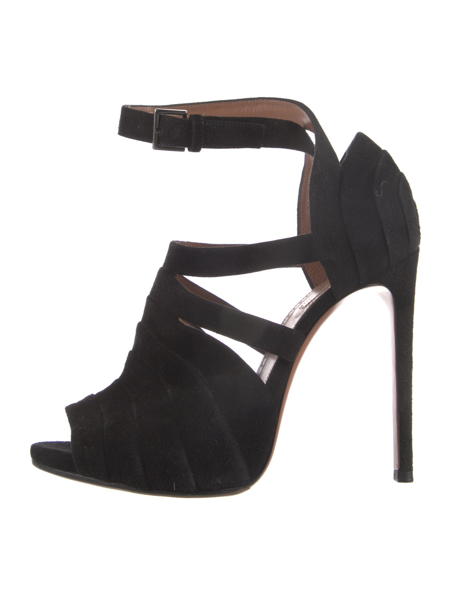 Alaïa Suede T-Strap Pumps