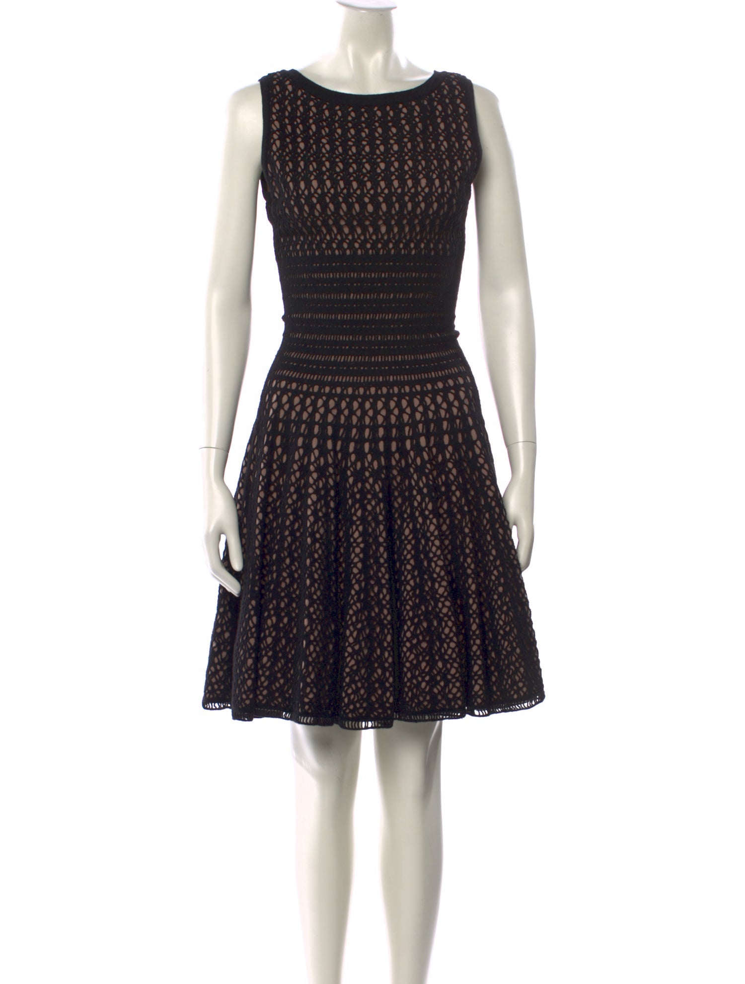 Alaïa Virgin Wool Knee-Length Dress