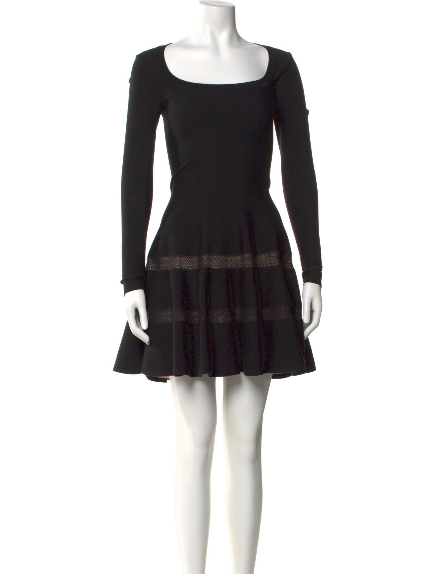 Alaïa Square Neckline Mini Dress