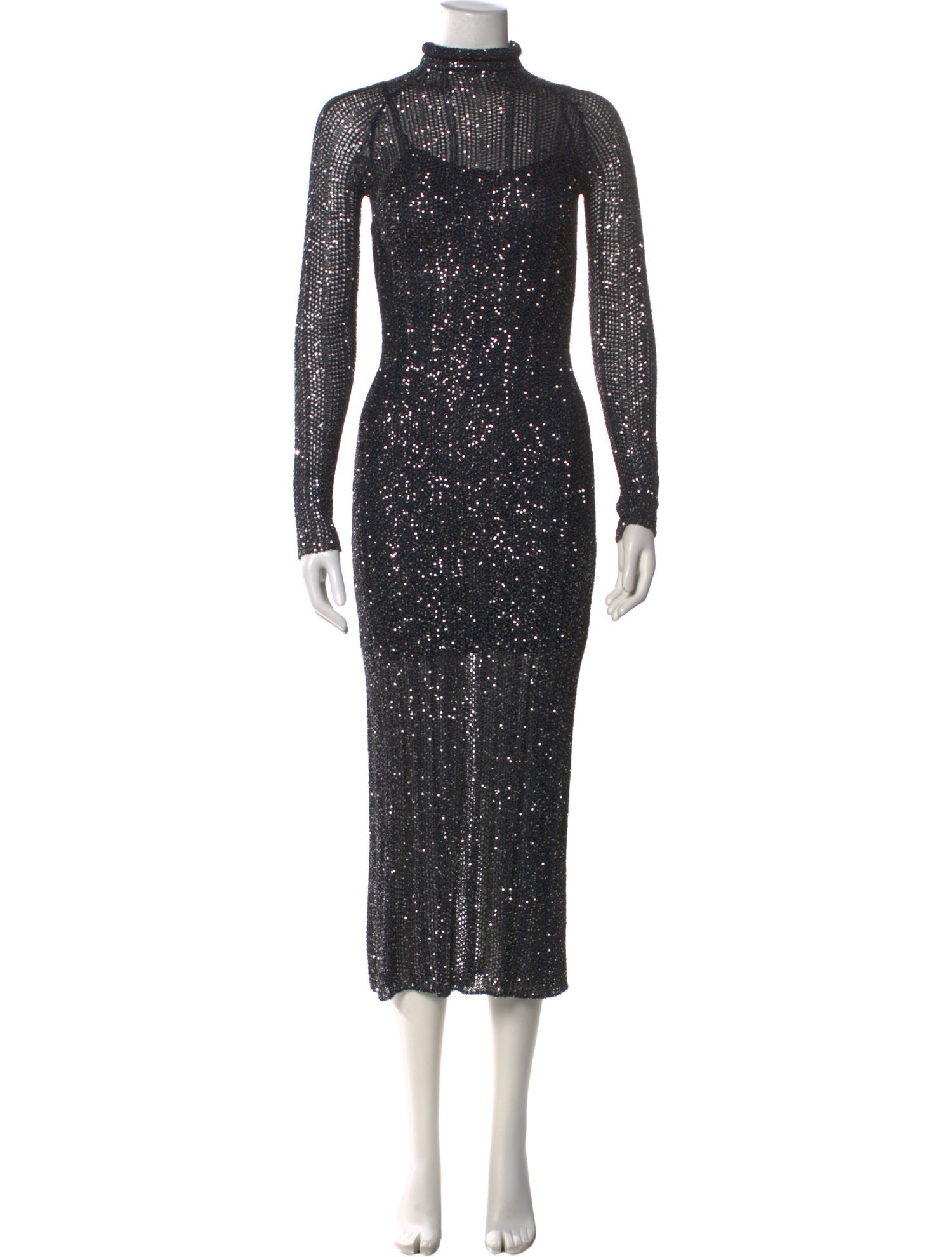 Alaïa Turtleneck Mini Dress