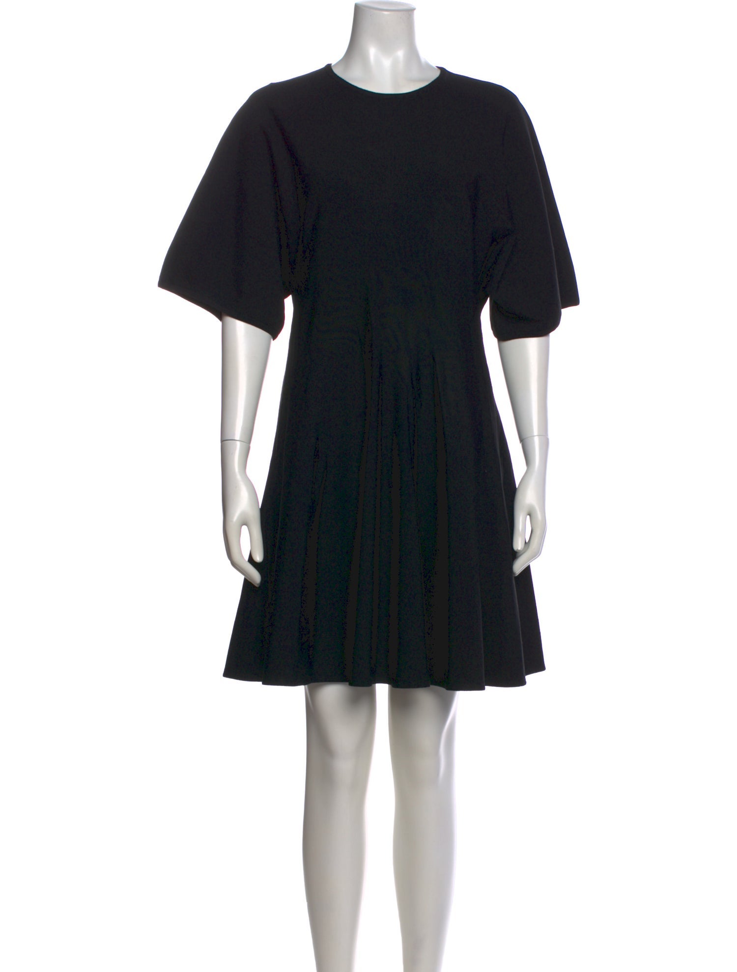 Alaïa Crew Neck Mini Dress