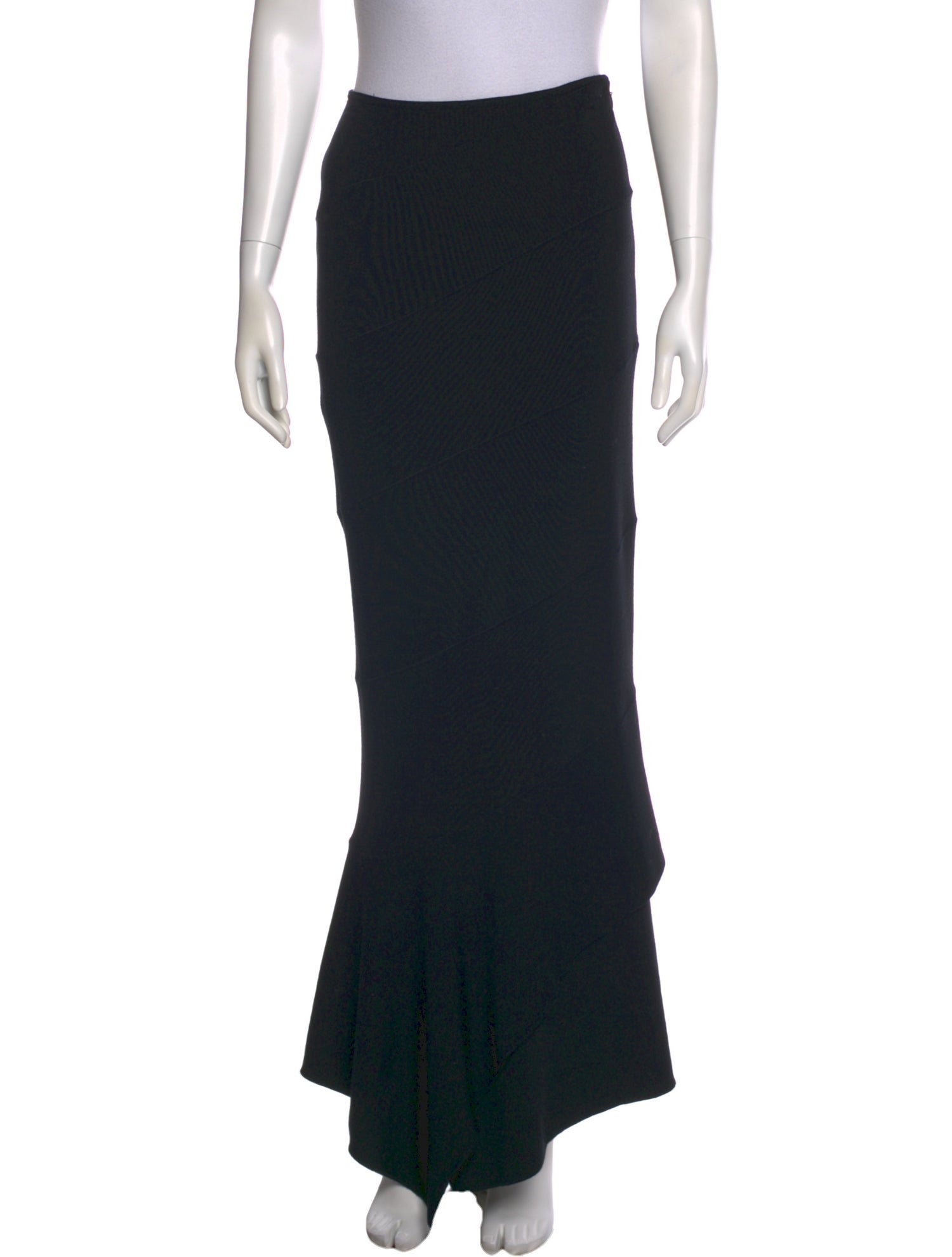 Alaïa Virgin Wool Long Skirt
