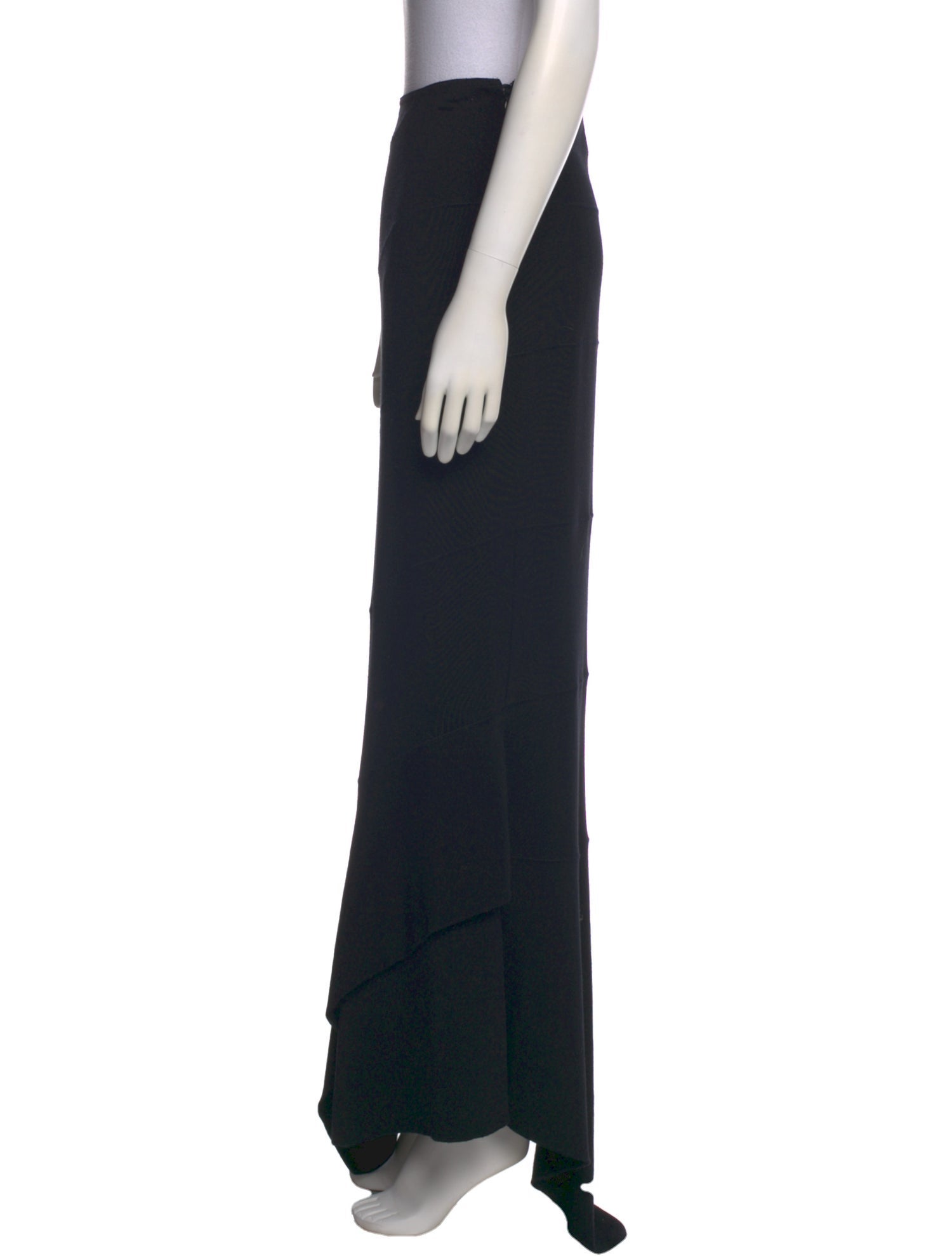 Alaïa Virgin Wool Long Skirt