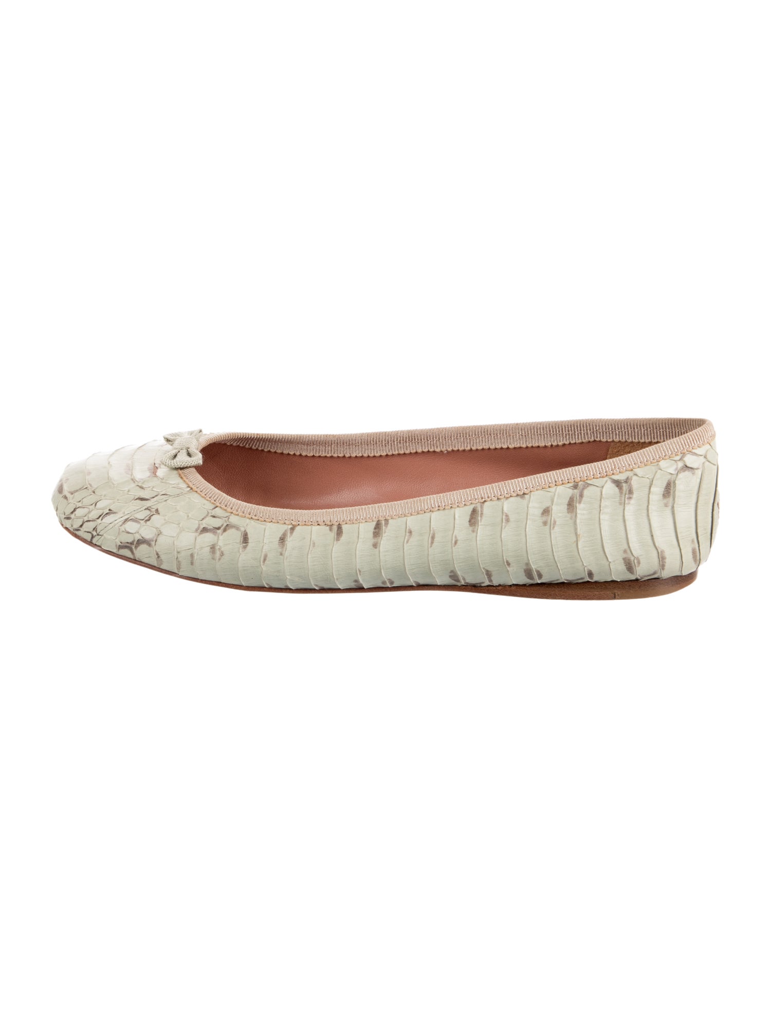 Alaïa Vintage Python Ballet Flats
