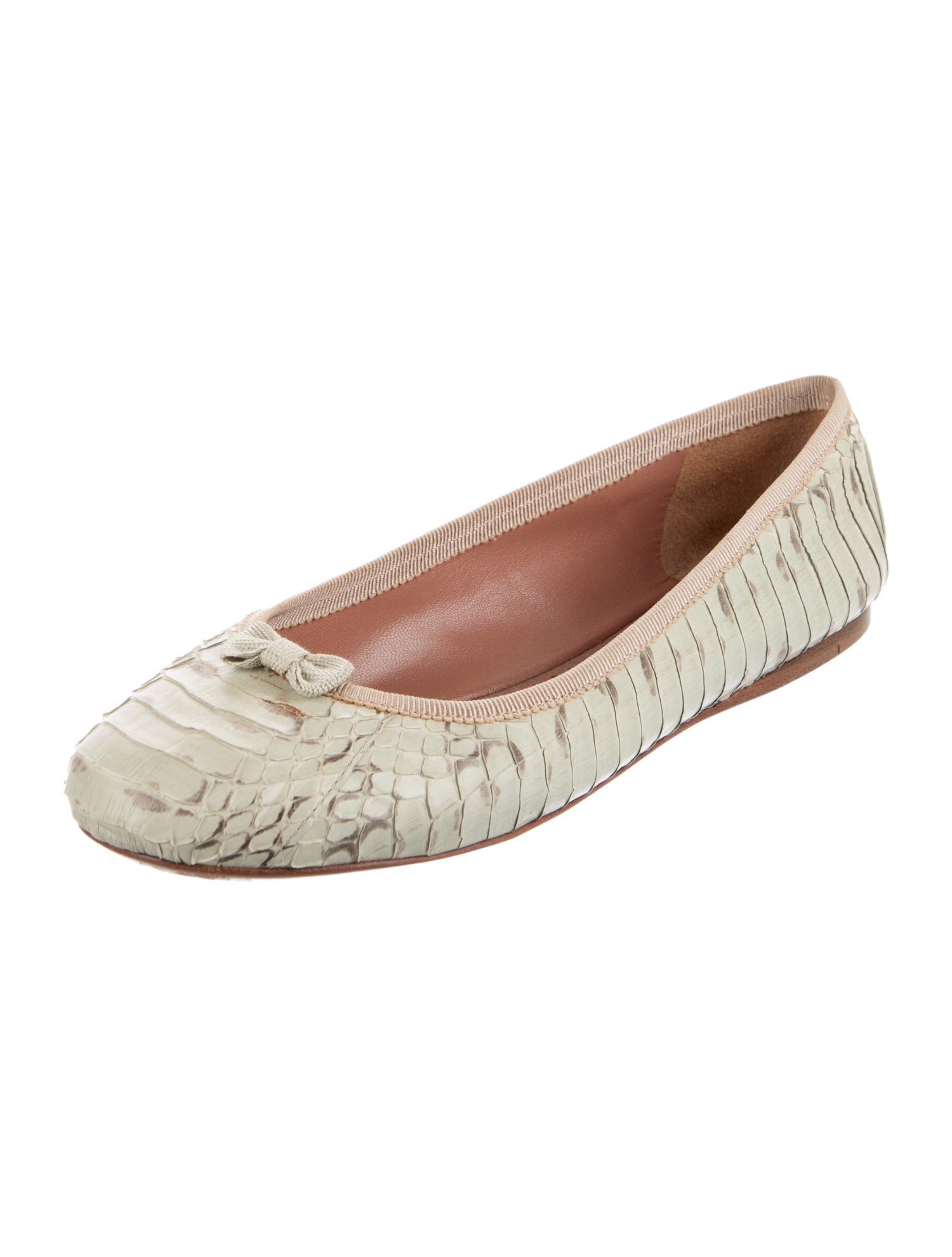 Alaïa Vintage Python Ballet Flats