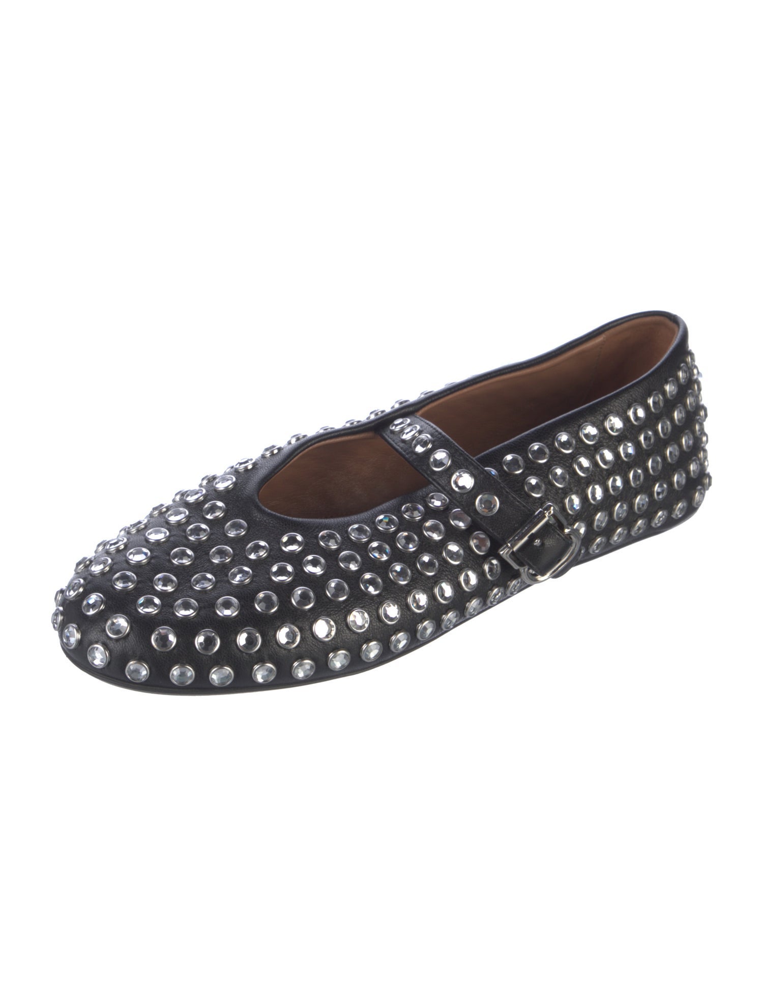 Alaïa Leather Patterned Flats