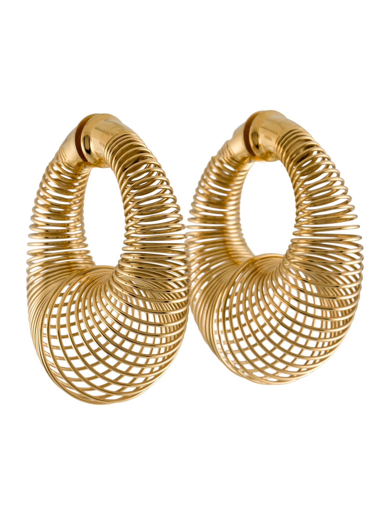 Alaïa Spiral Hoop Earrings