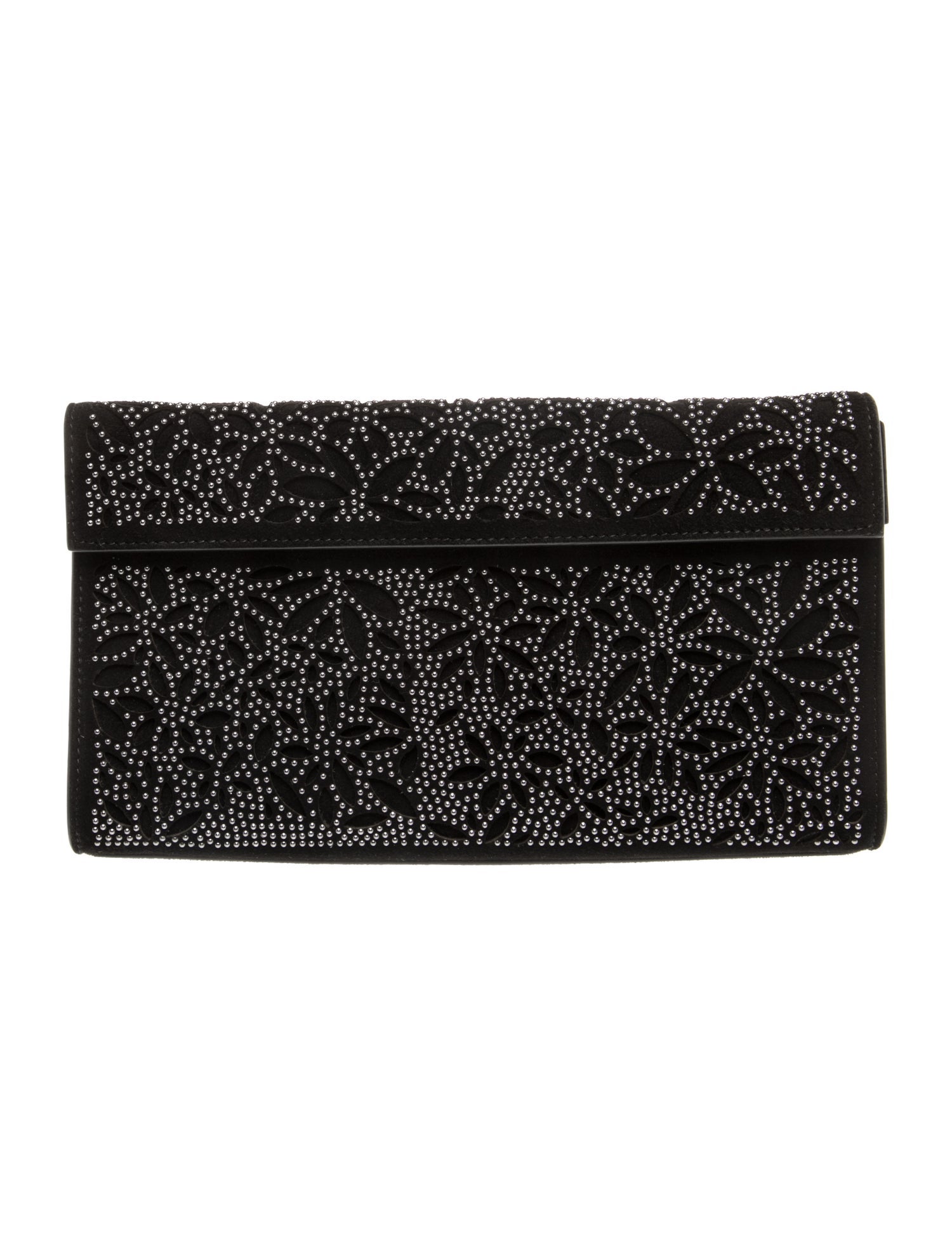 Alaïa Suede Clutch