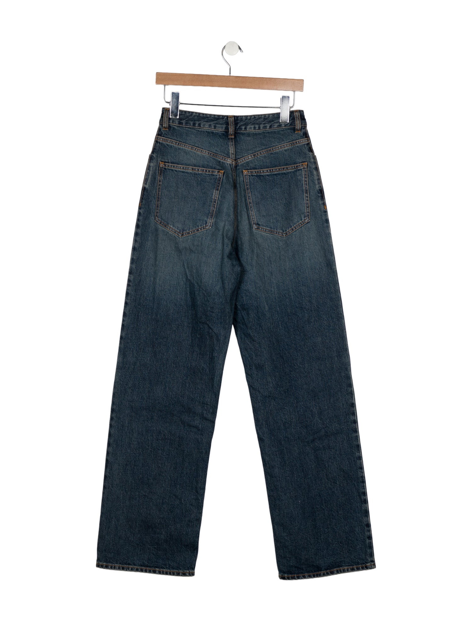 Alaïa High-Rise Wide Leg Jeans