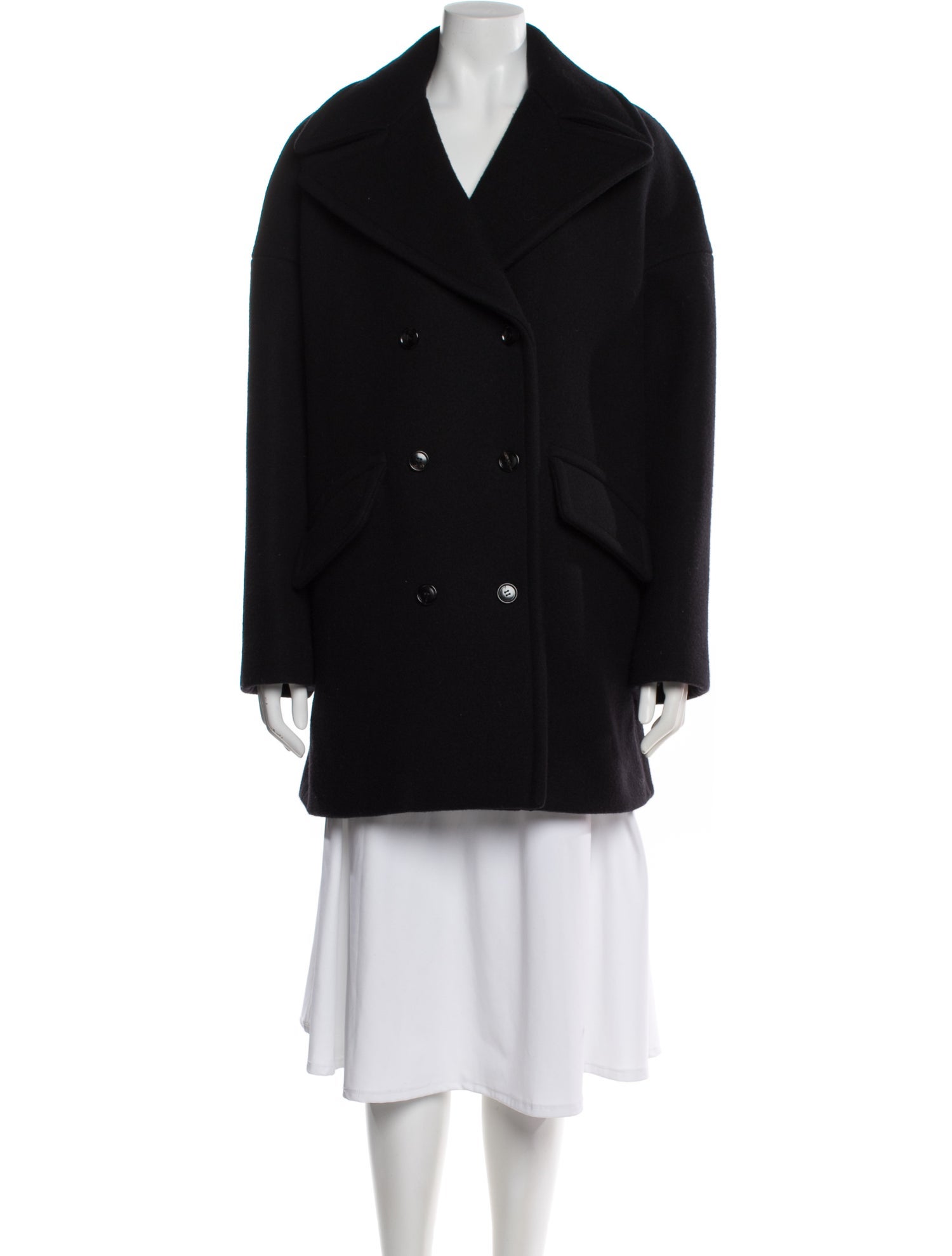 Alaïa Virgin Wool Peacoat