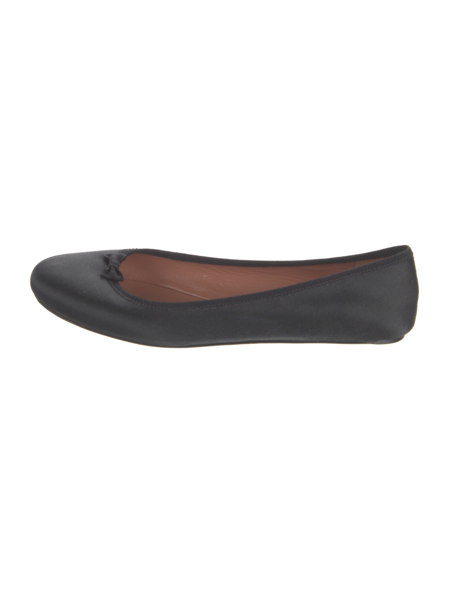 Alaïa Satin Bow Accents Ballet Flats