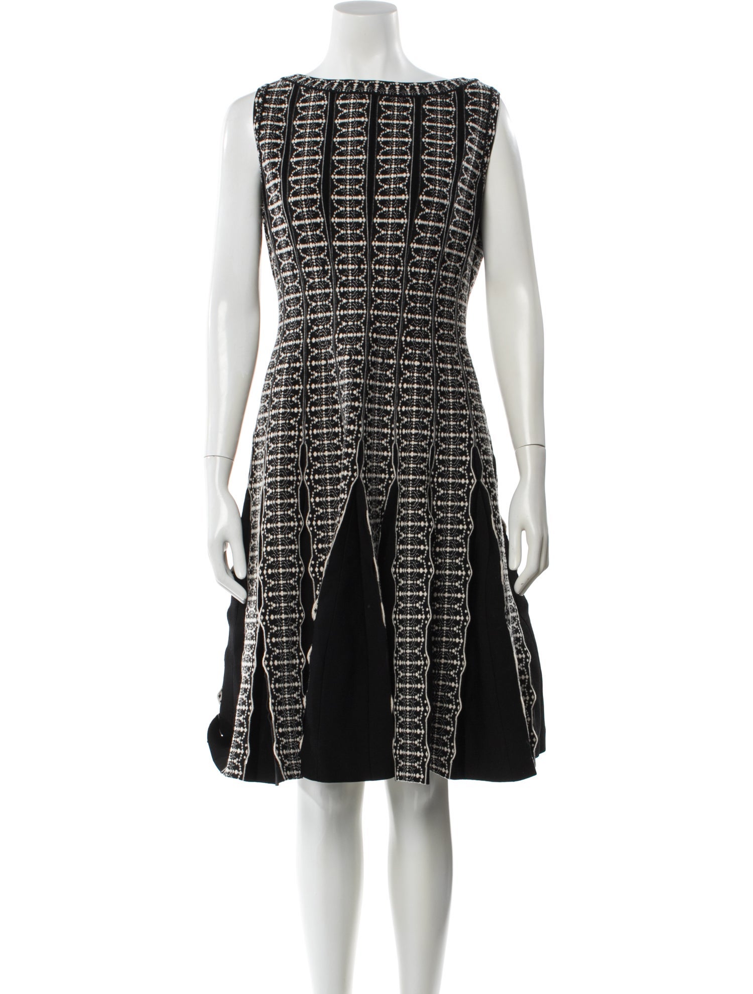 Alaïa Printed Knee-Length Dress