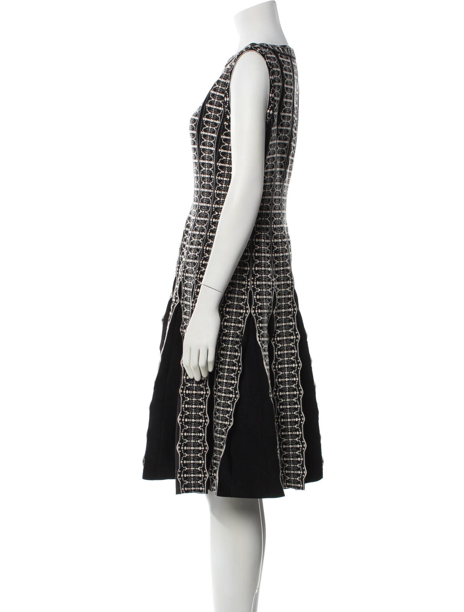 Alaïa Printed Knee-Length Dress