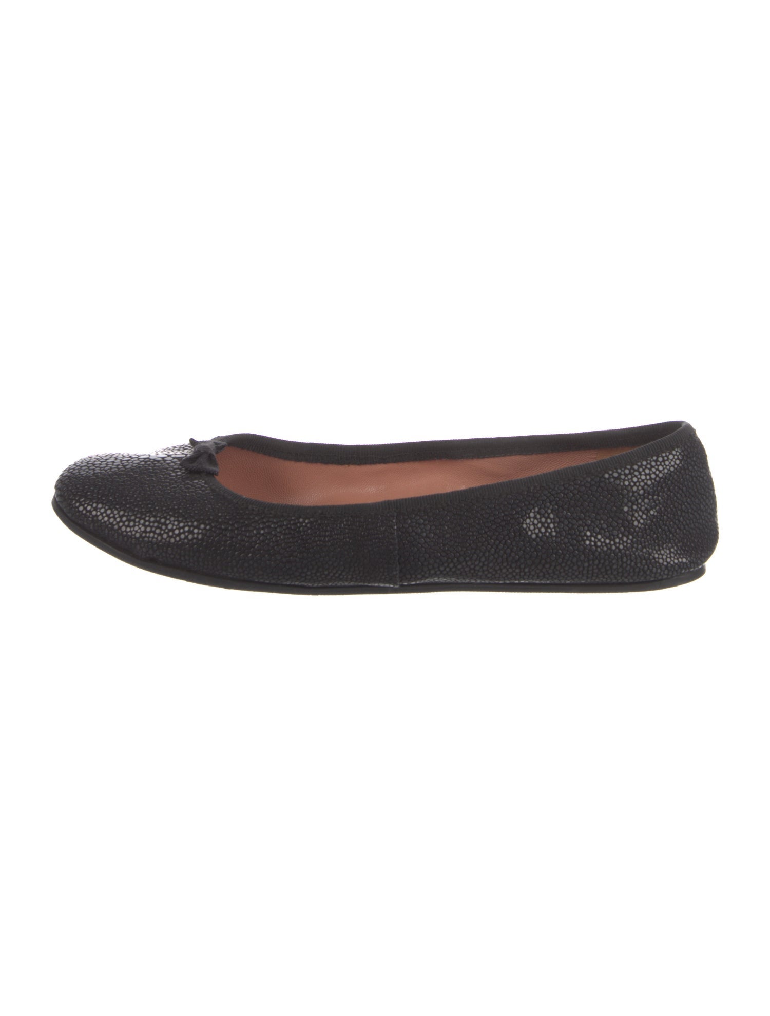 Alaïa Stingray Bow Accents Ballet Flats