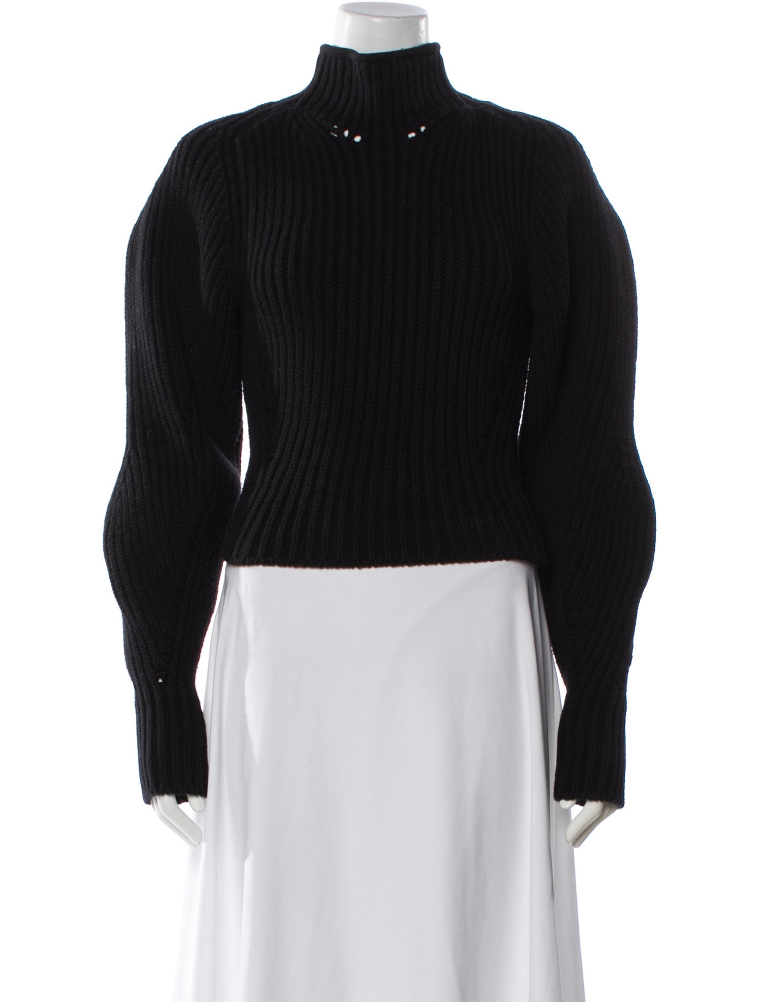 Alaïa Wool Mock Neck Sweater