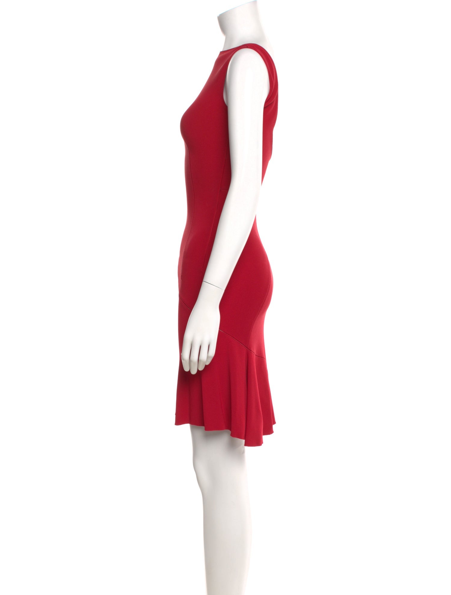 Alaïa Bateau Neckline Knee-Length Dress