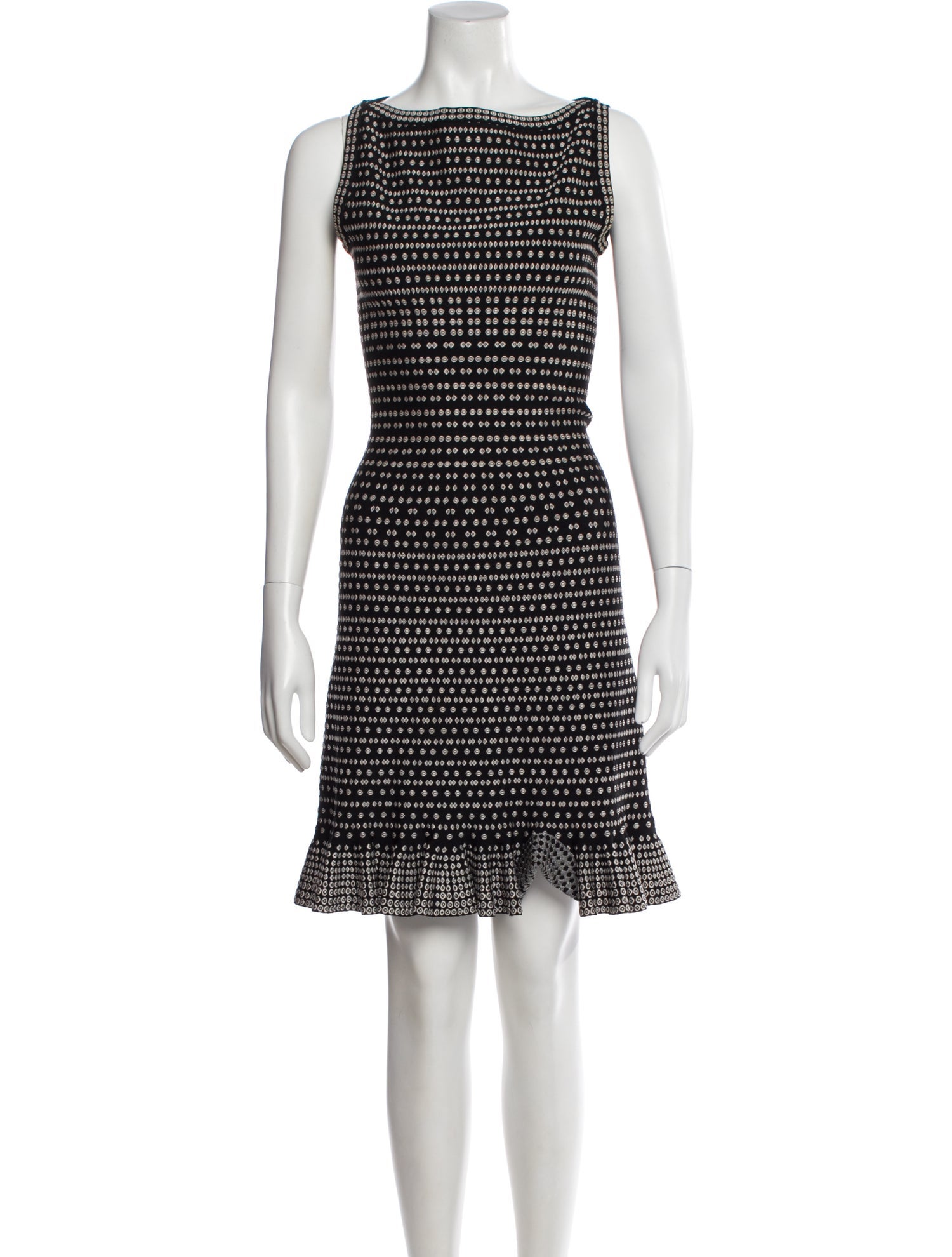 alaia black and white dress 1980s Alaia Black & White Tank Dress – Shrimpton Couture