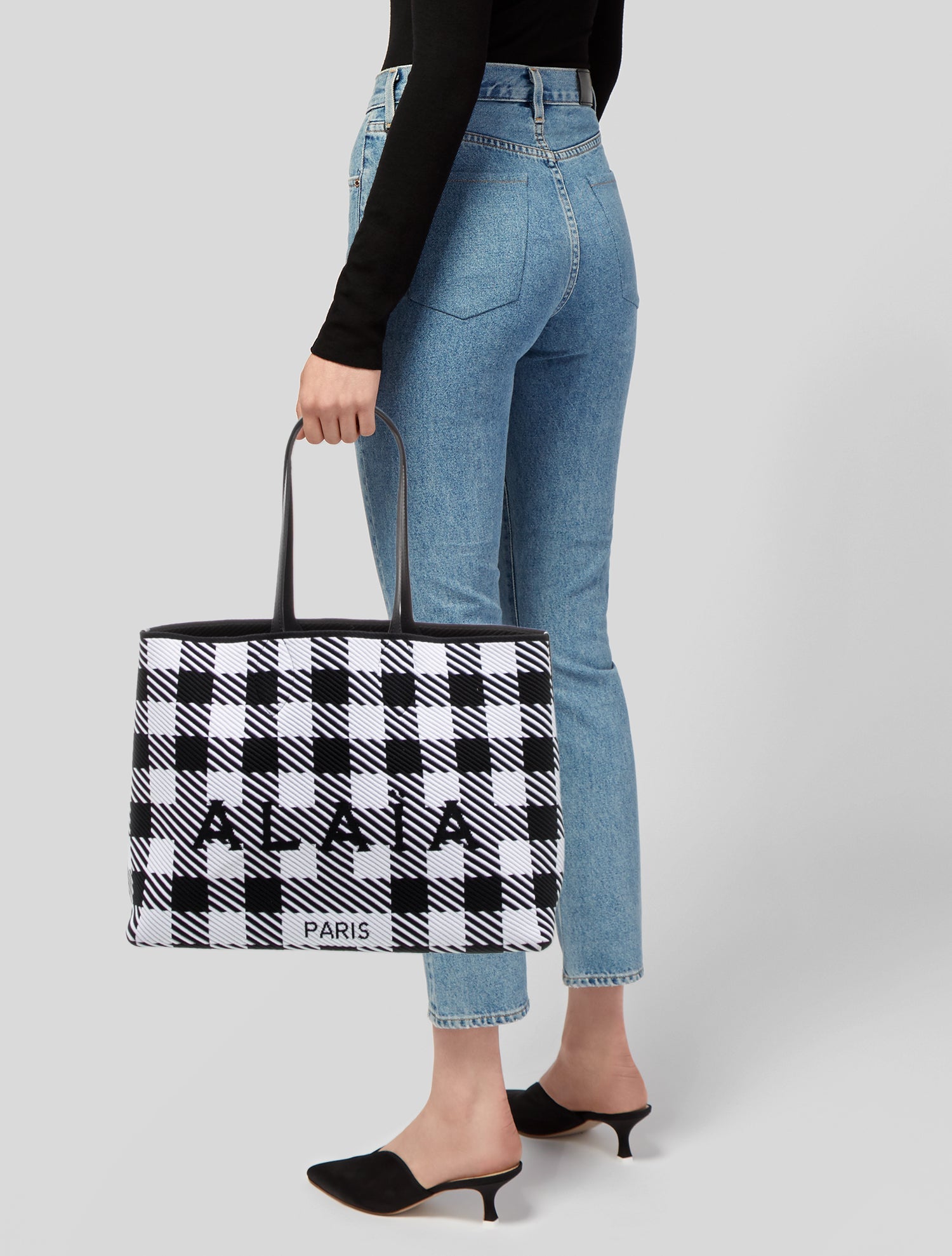 Alaïa Houndstooth Small