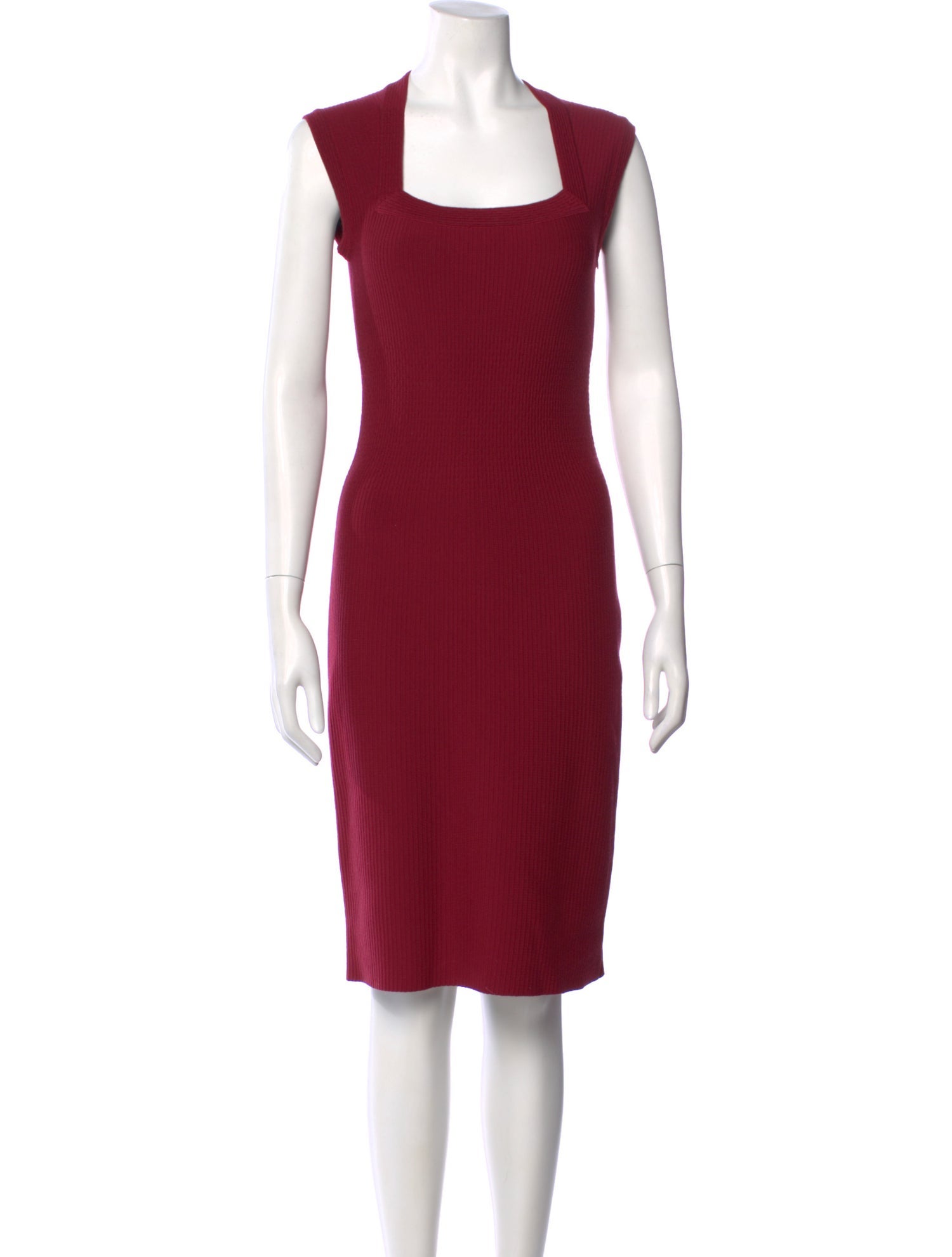Alaïa Wool Knee-Length Dress
