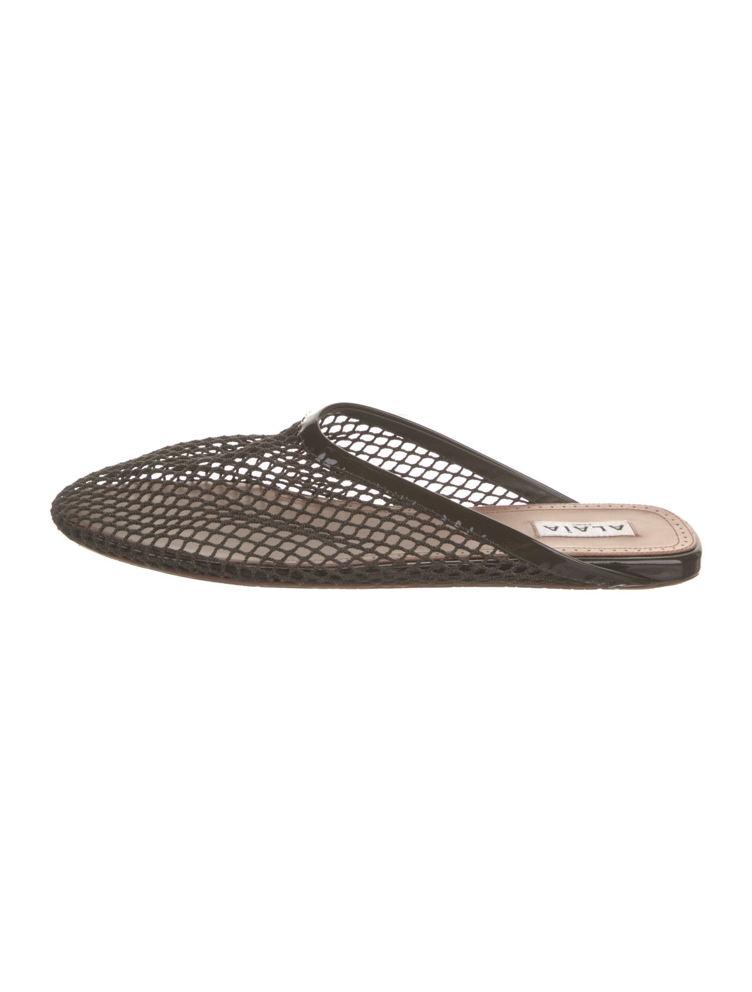 Alaïa Mesh Flat Mules Mesh Mules