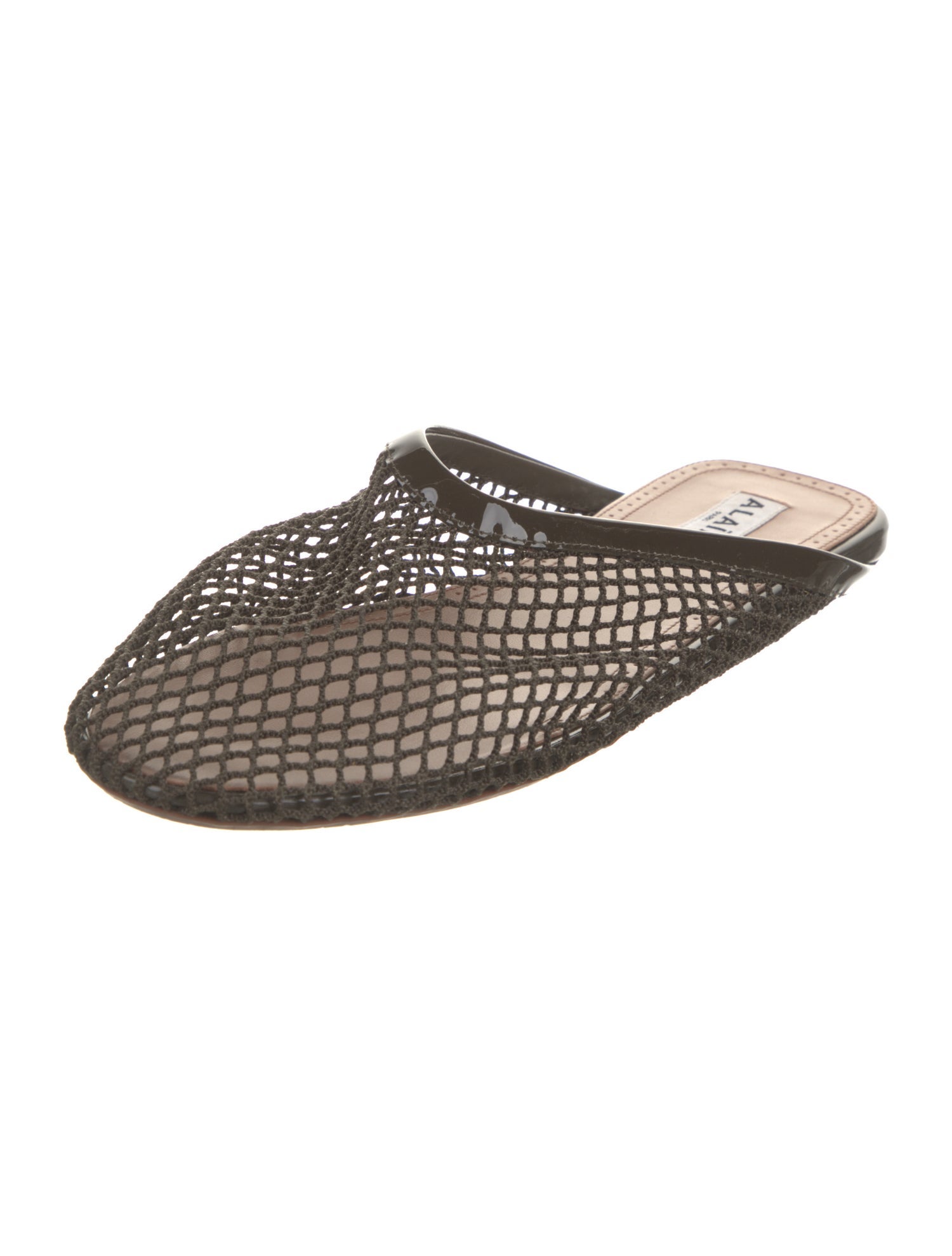 Alaïa Mesh Flat Mules Mesh Mules