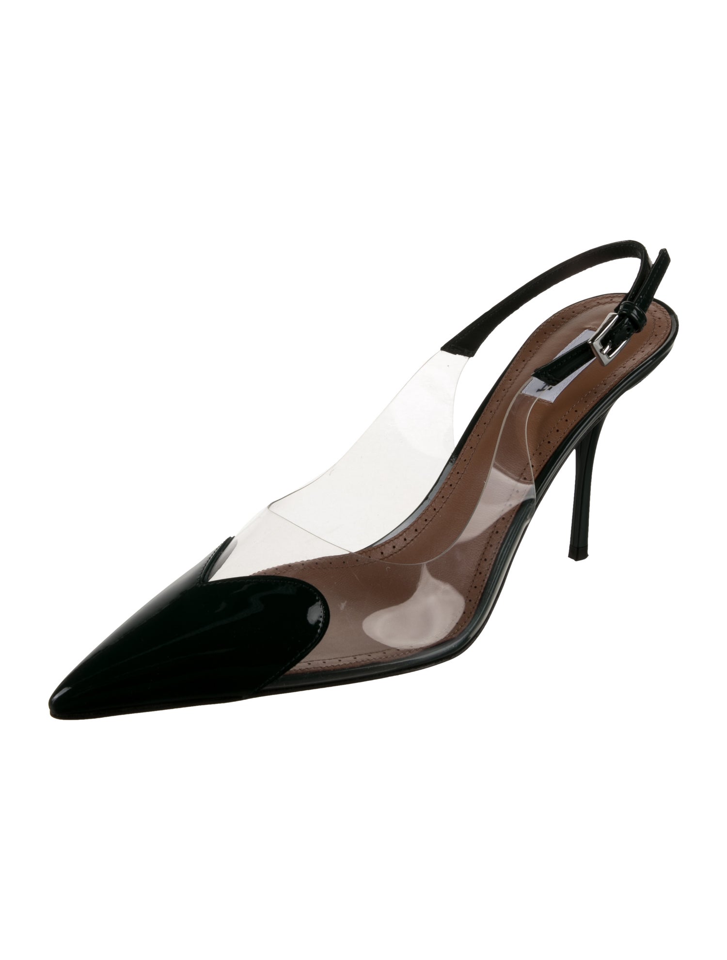 Alaïa Patent Leather Slingback Pumps
