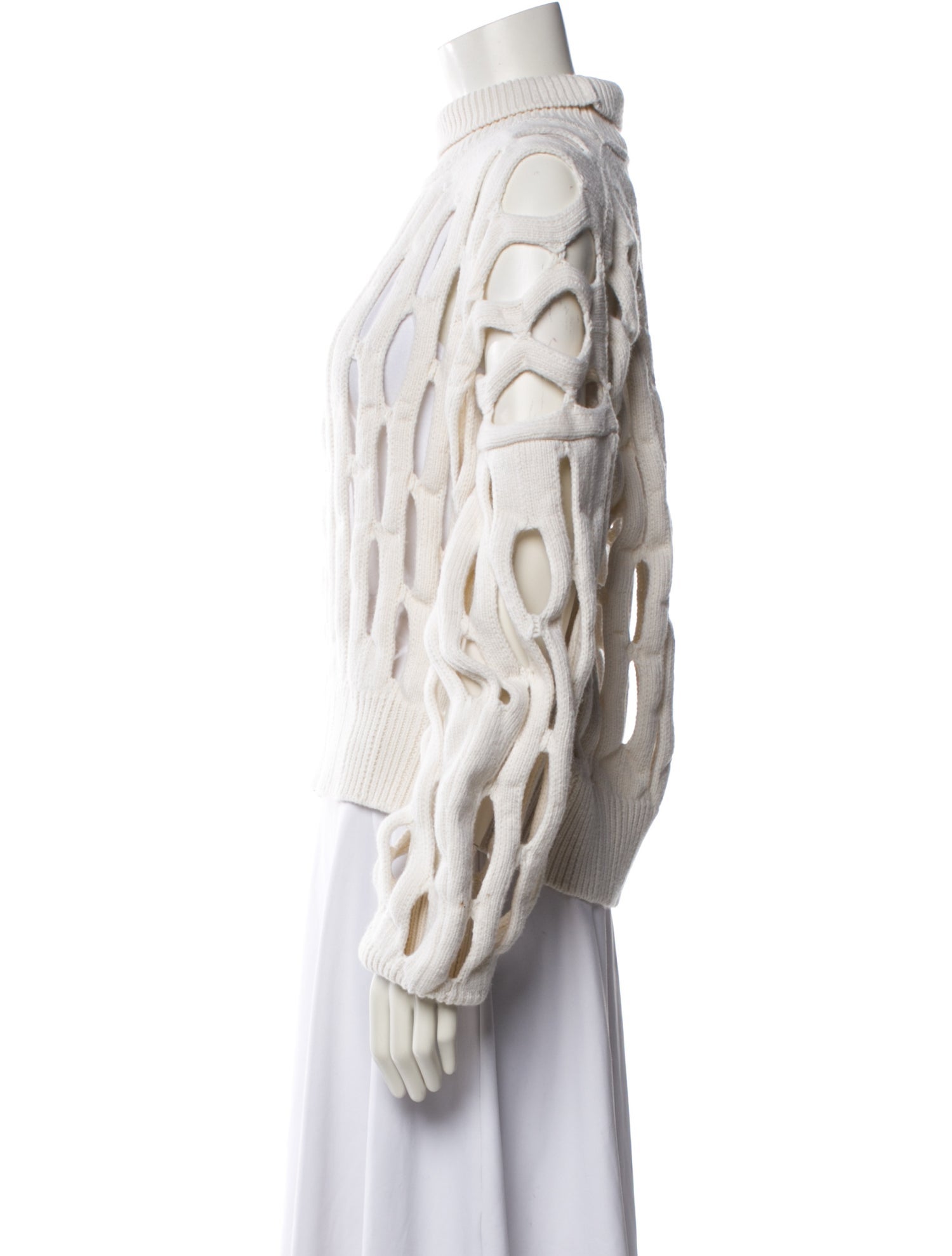 Alaïa Virgin Wool Printed Sweater