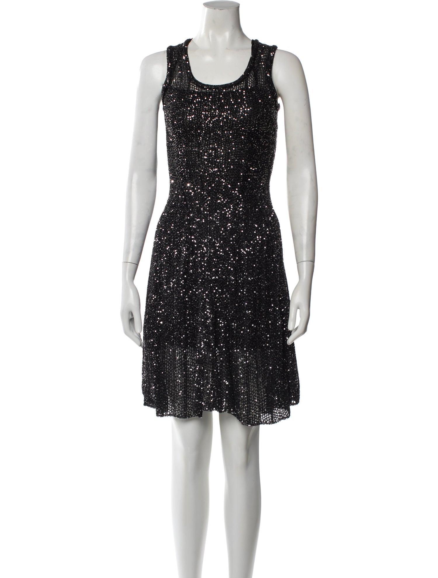 Alaïa Scoop Neck Knee-Length Dress