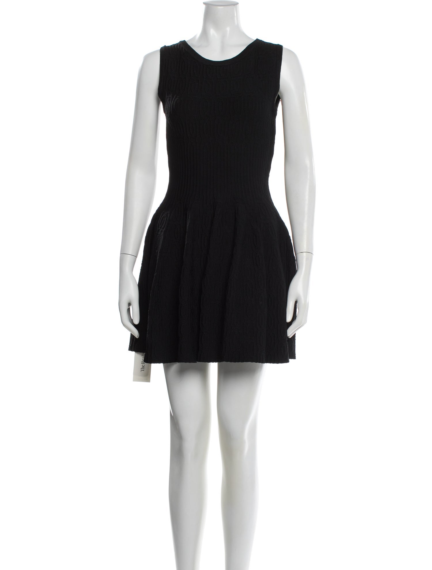 Alaïa Scoop Neck Mini Dress