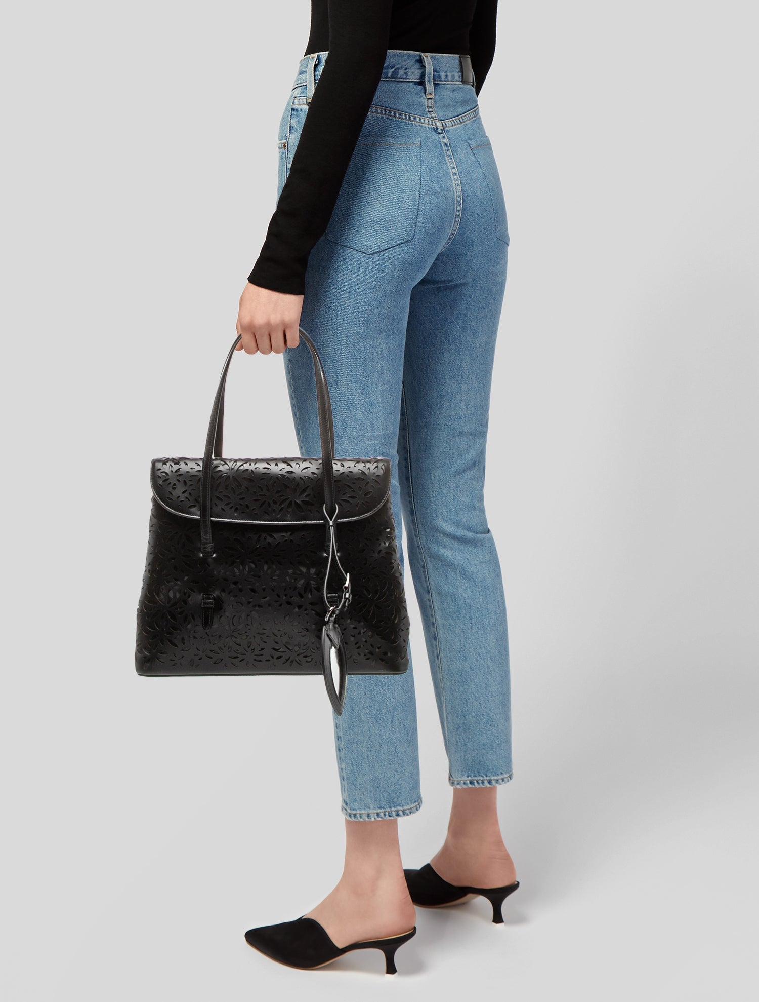 Alaïa Leather Shoulder Bag