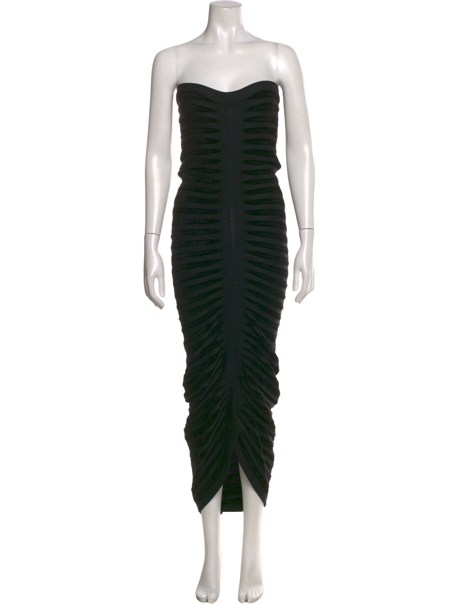 Alaïa Strapless Midi Length Dress