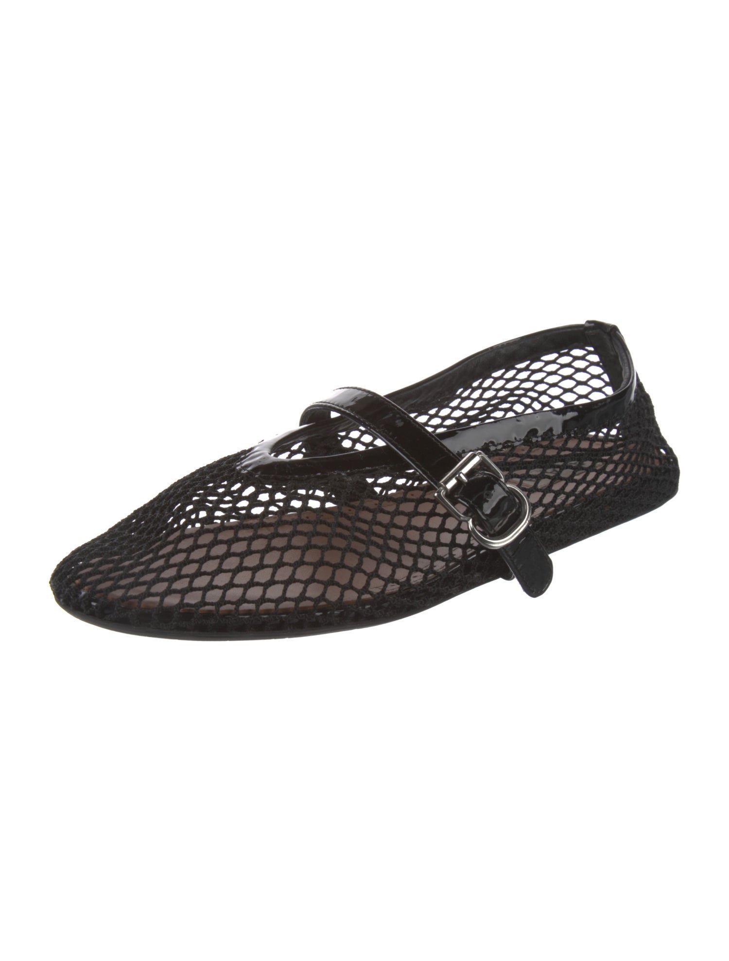 Alaïa Mesh Mary Jane Flats