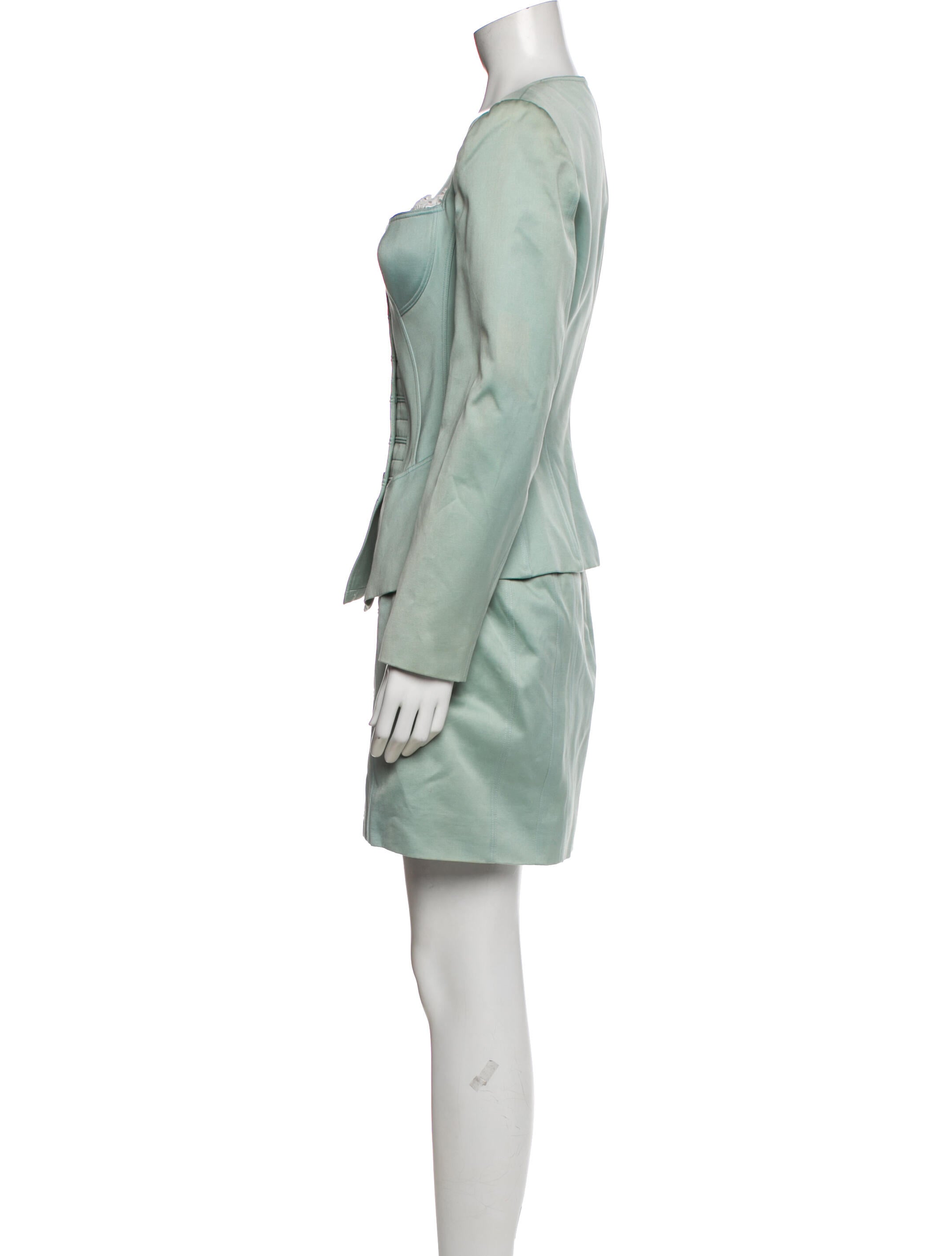 Alaïa Vintage 1992 Skirt Set