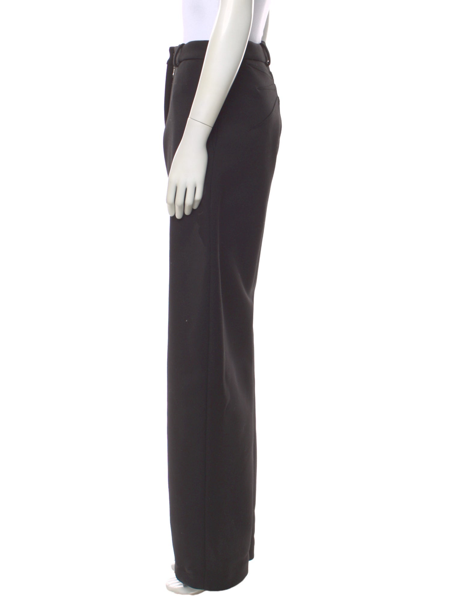 Alaïa Virgin Wool Wide Leg Pants