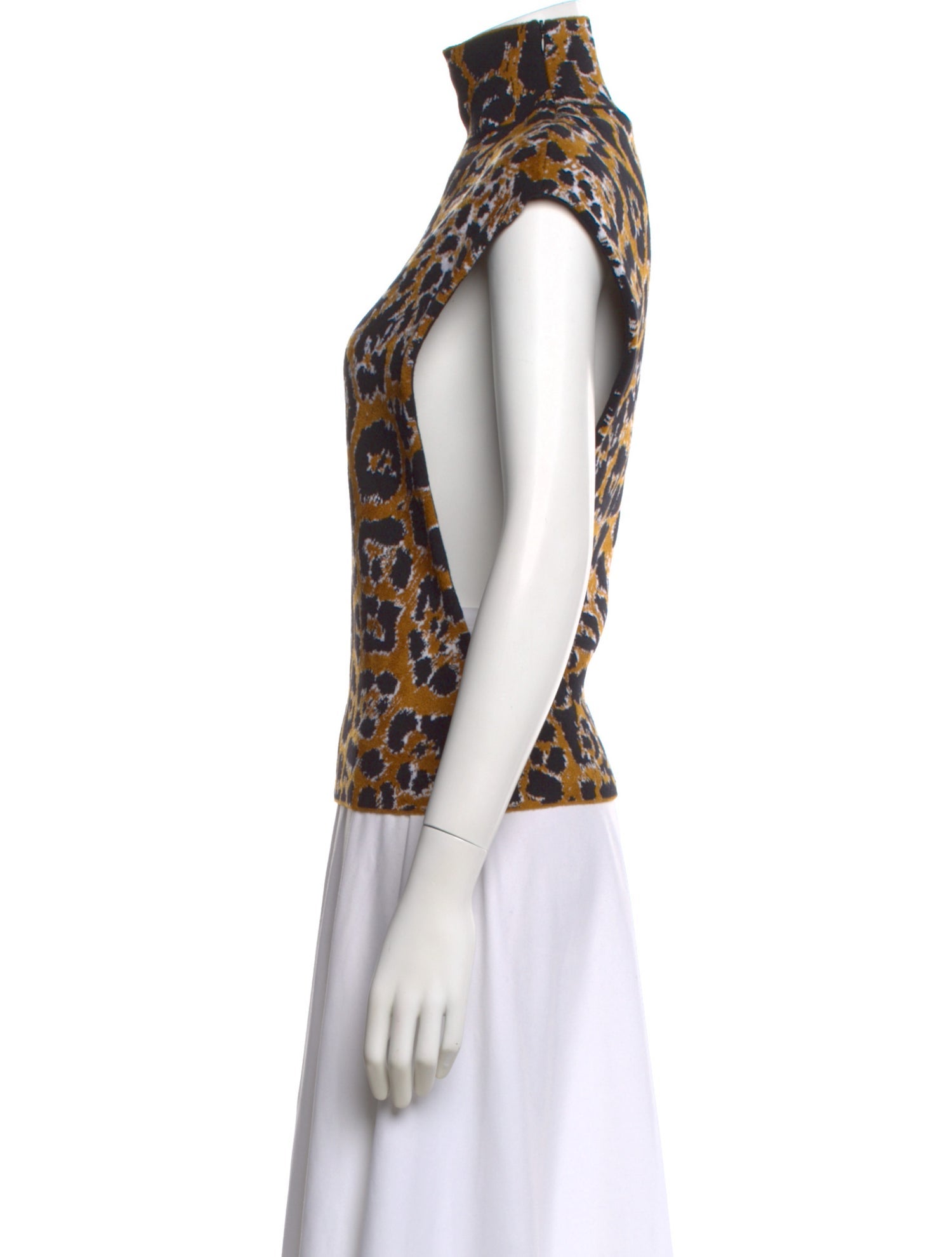 Alaïa 2024 Animal Print Top w/ Tags