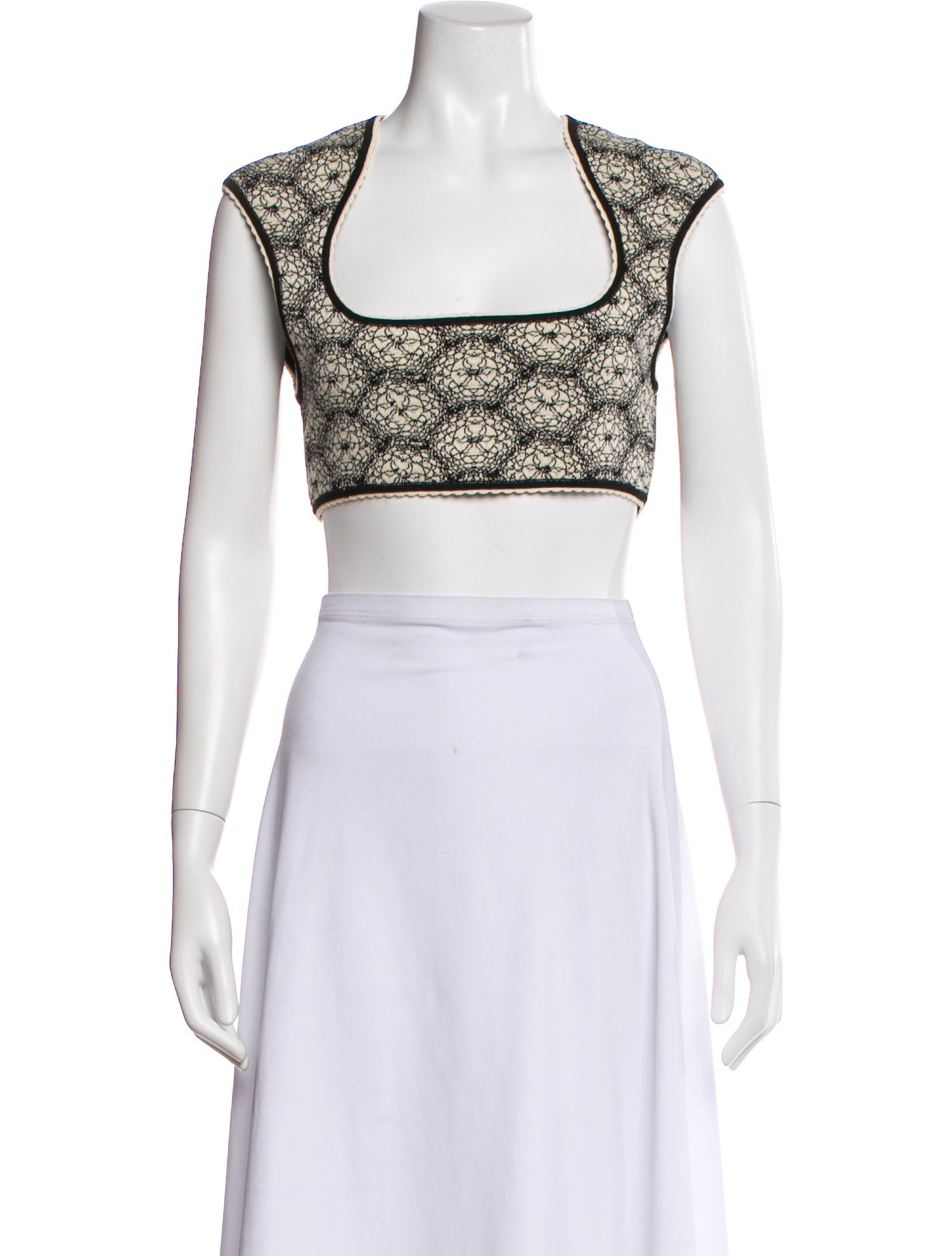 Alaïa Vintage 1993 Crop Top