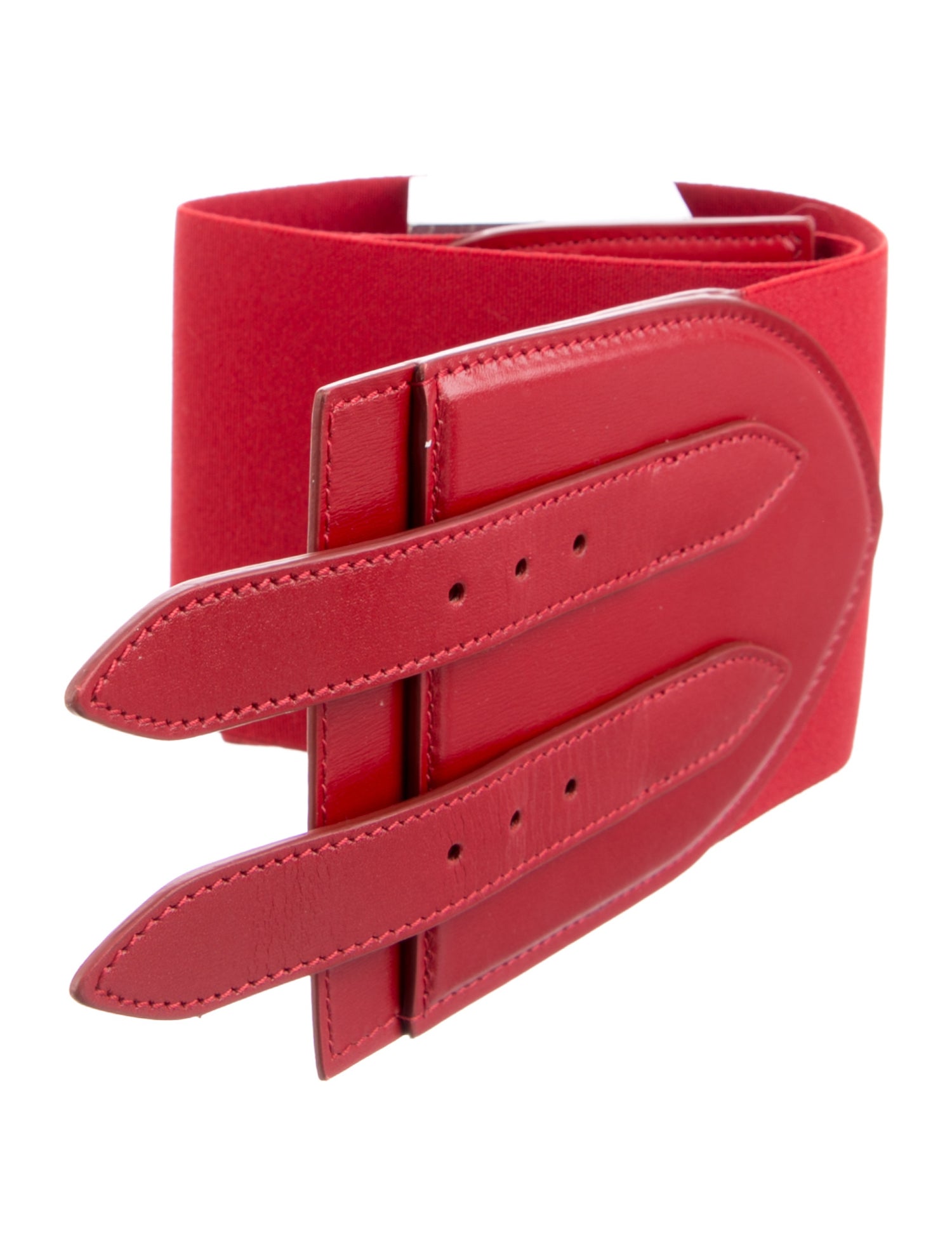 Alaïa Wide Canvas Waist Belt