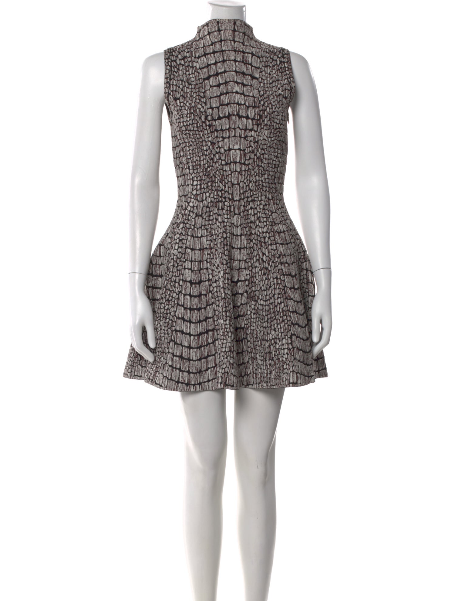 Alaïa Animal Print Mini Dress